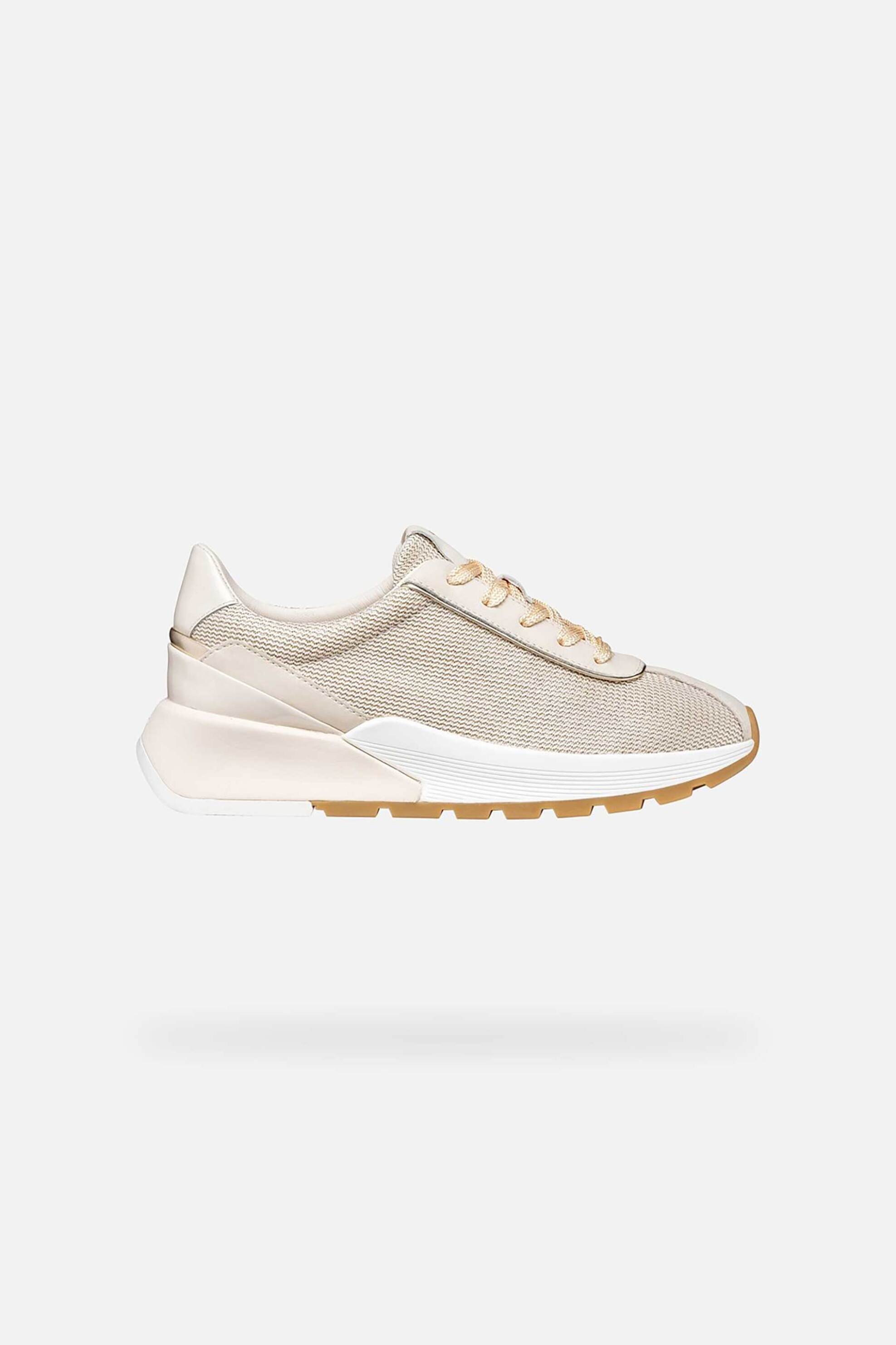 Geox γυναικεία sneakers "D Metropoli" - D655JA0LY66C1S1L Γκρι Ανοιχτό