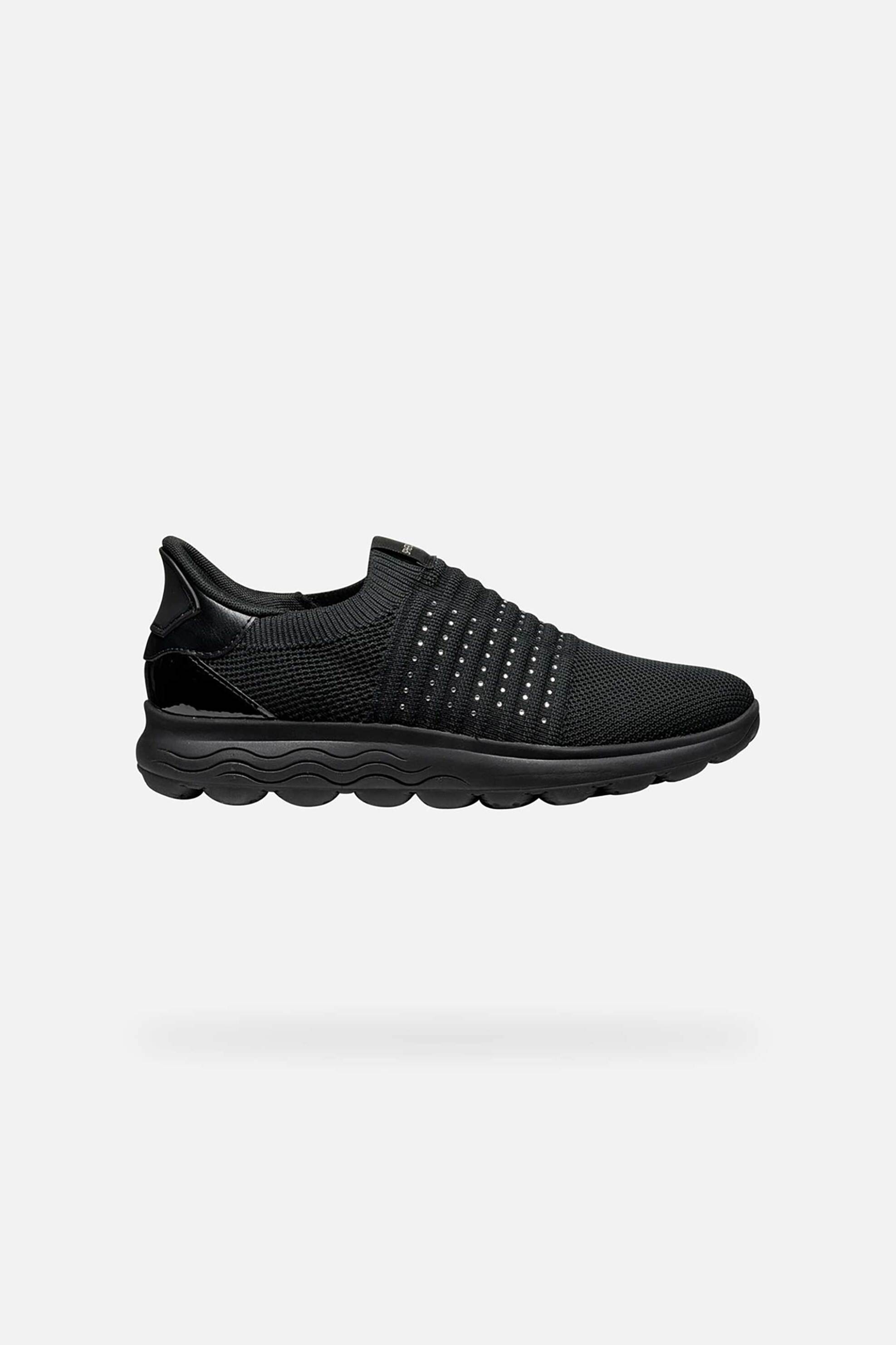 Geox γυναικεία sneakers "D Spherica Plus" - D657MC06KHHC9999 Μαύρο