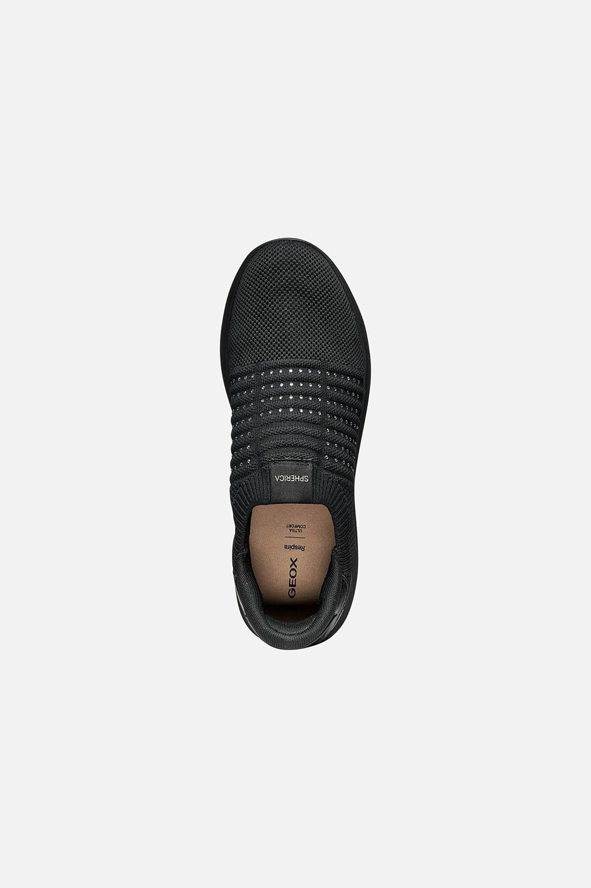 Geox Γυναικεία Sneakers D Spherica Plus - D657Mc06Khhc9999 Μαύρο