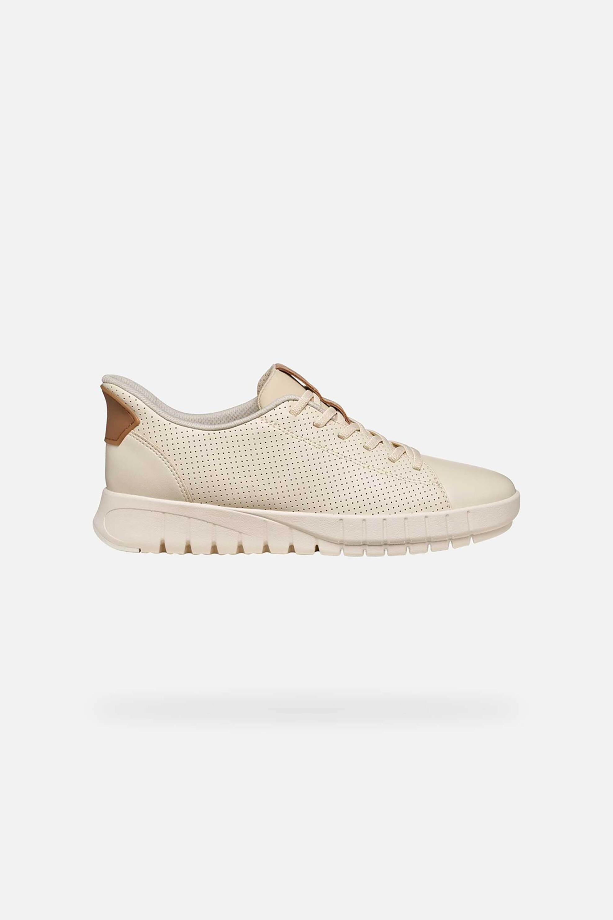 Geox γυναικεία sneakers "Flextride Plus" - D657SC09BBCC1056 Μπεζ