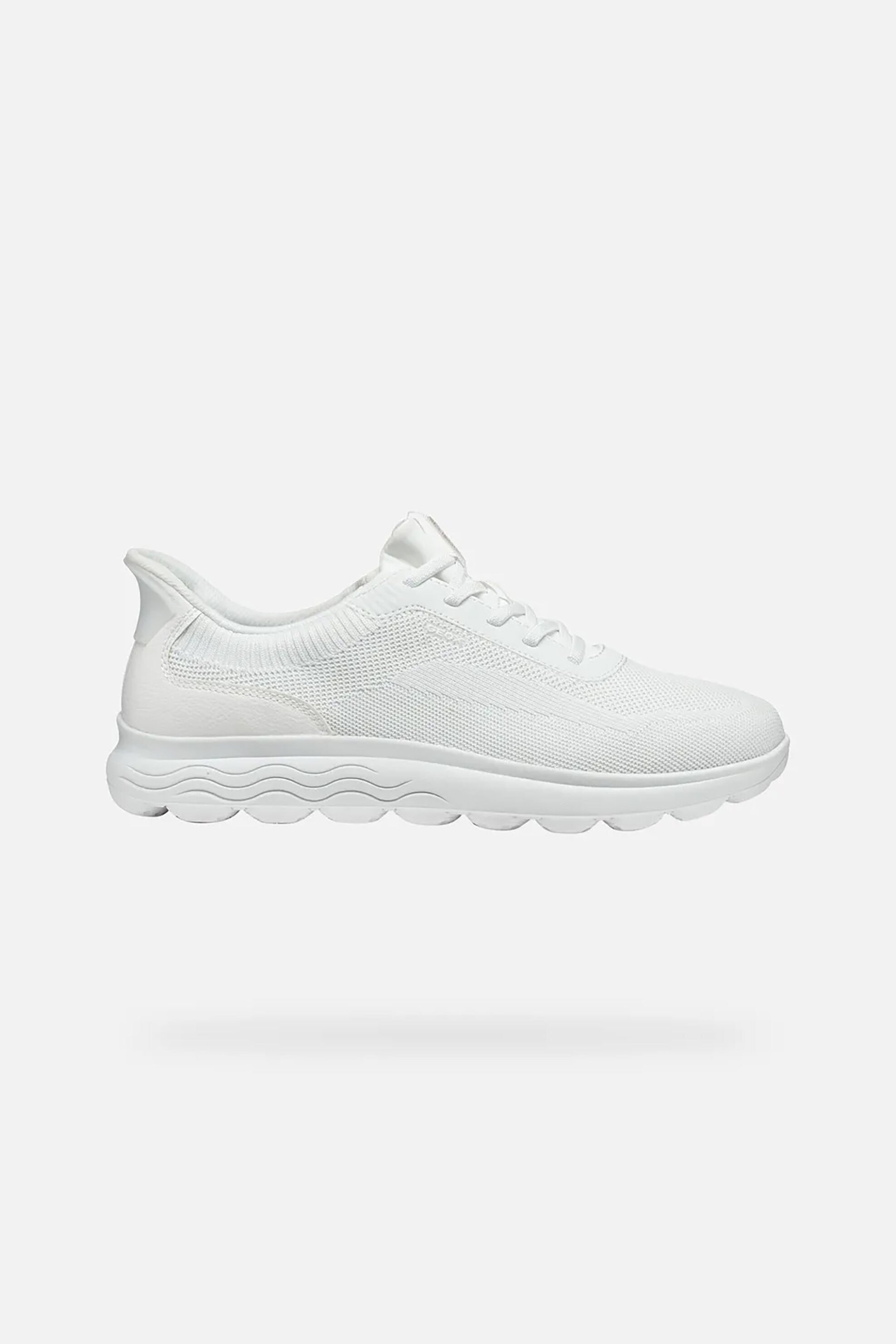 Geox ανδρικά sneakers μονόχρωμα "Spherica Plus" - U55MPA06KEKC1000 Λευκό