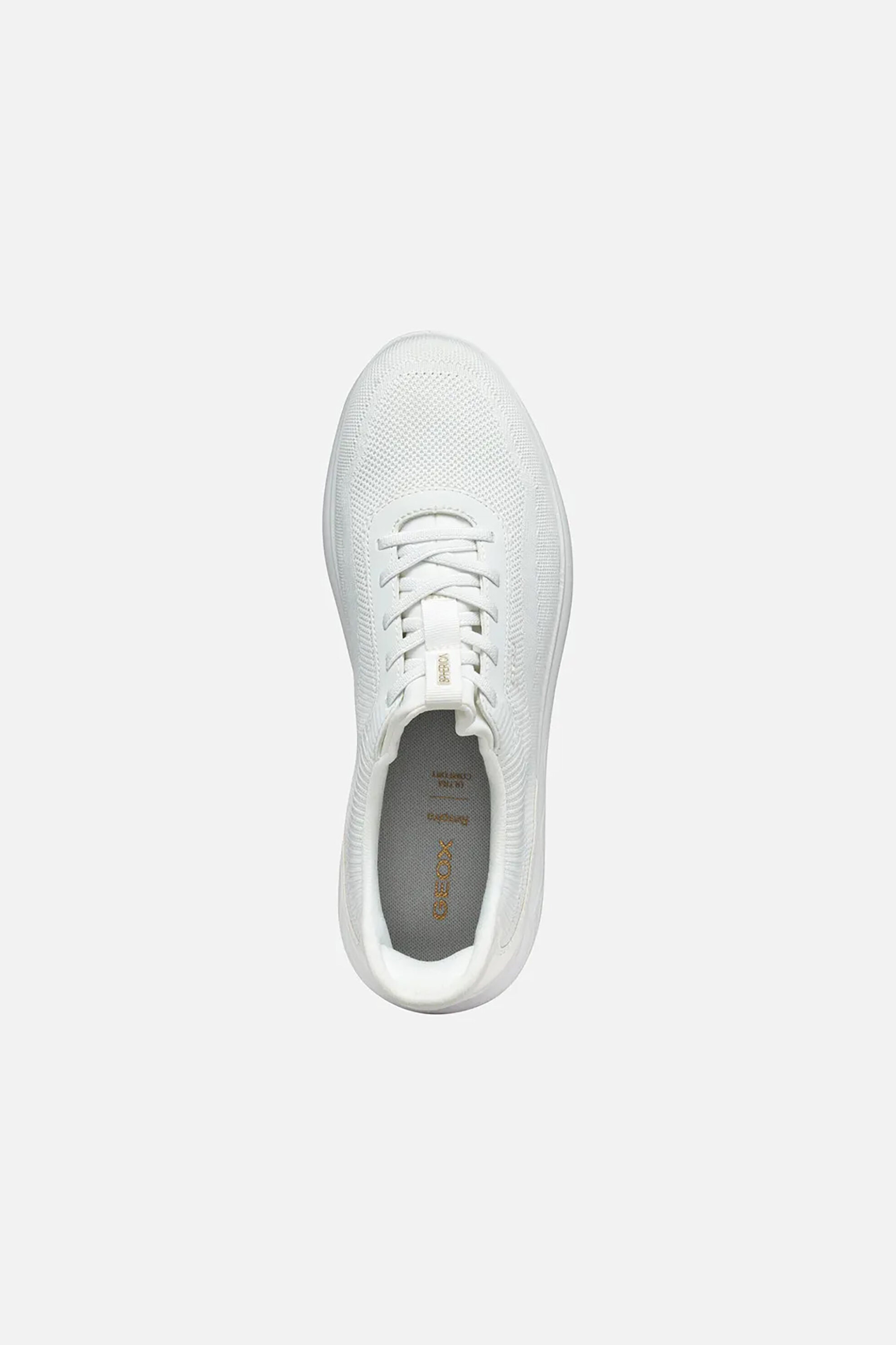 Geox Ανδρικά Sneakers Μονόχρωμα Spherica Plus - U55Mpa06Kekc1000 Λευκό