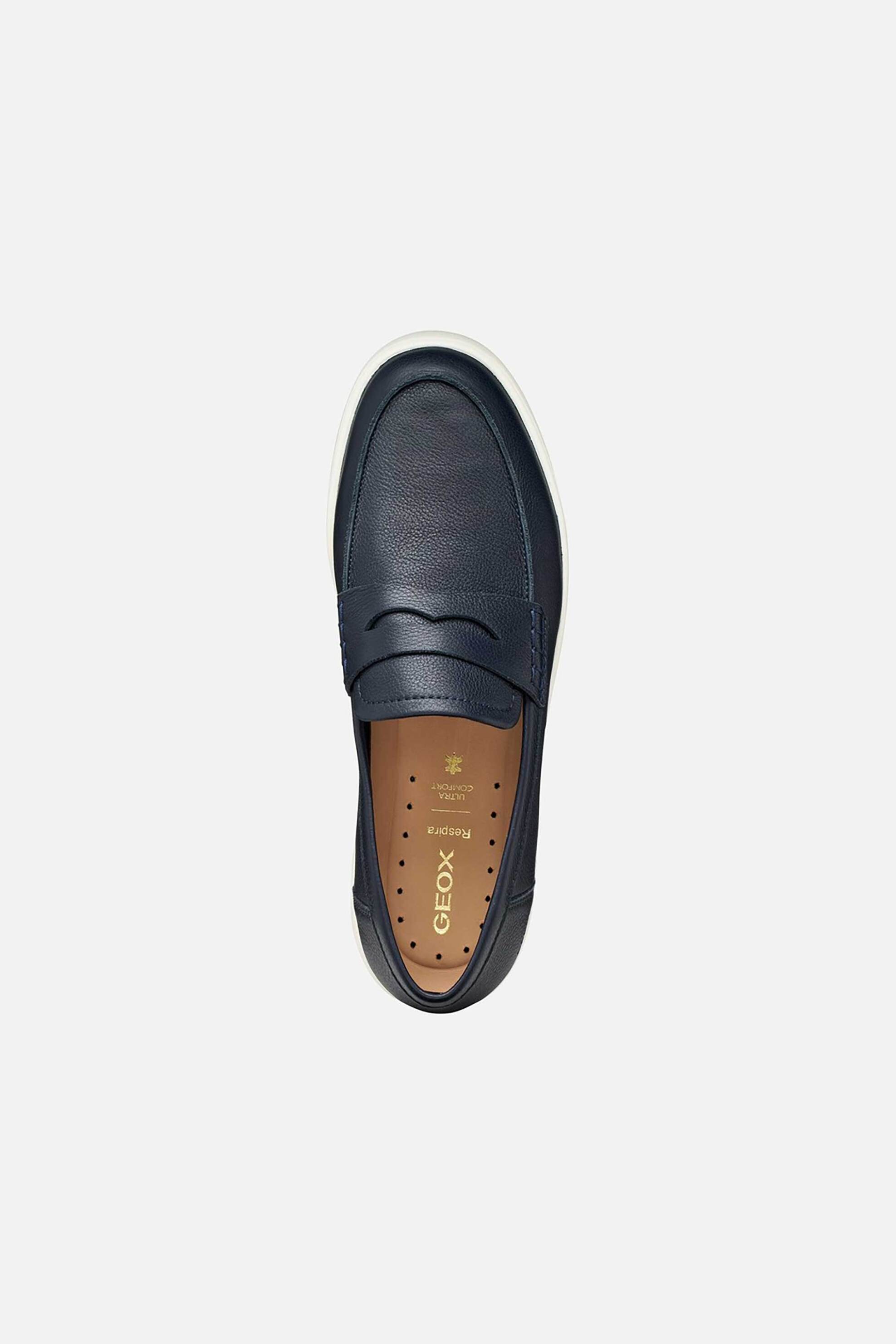 Geox Ανδρικά Loafers Spherica Εcub-1 B - U65Ekb00046C4002 Μπλε Σκούρο