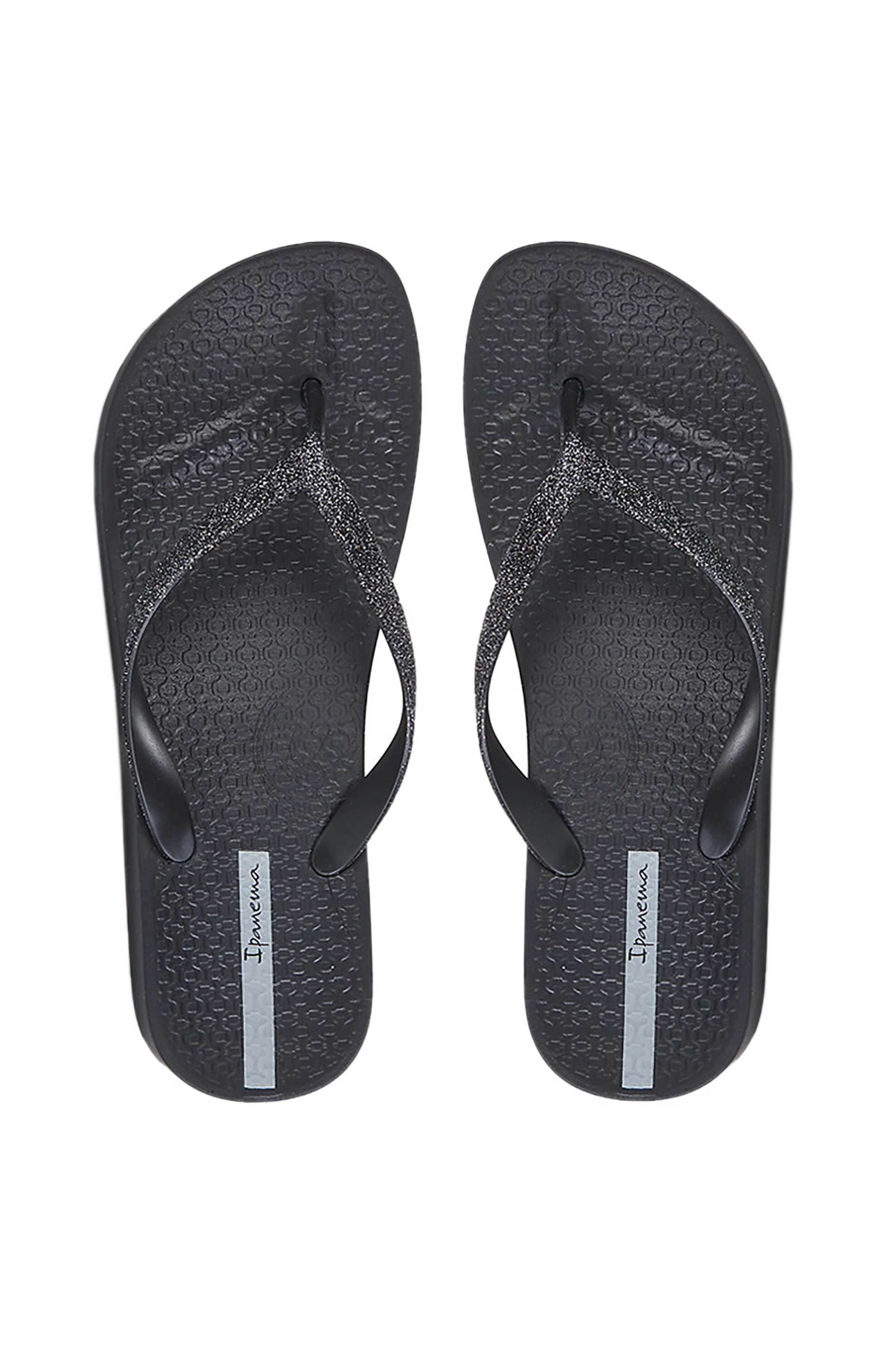 IPANEMA Ipanema γυναικείες σαγιονάρες με glitter - 1-780-25346-29-1 Μαύρο