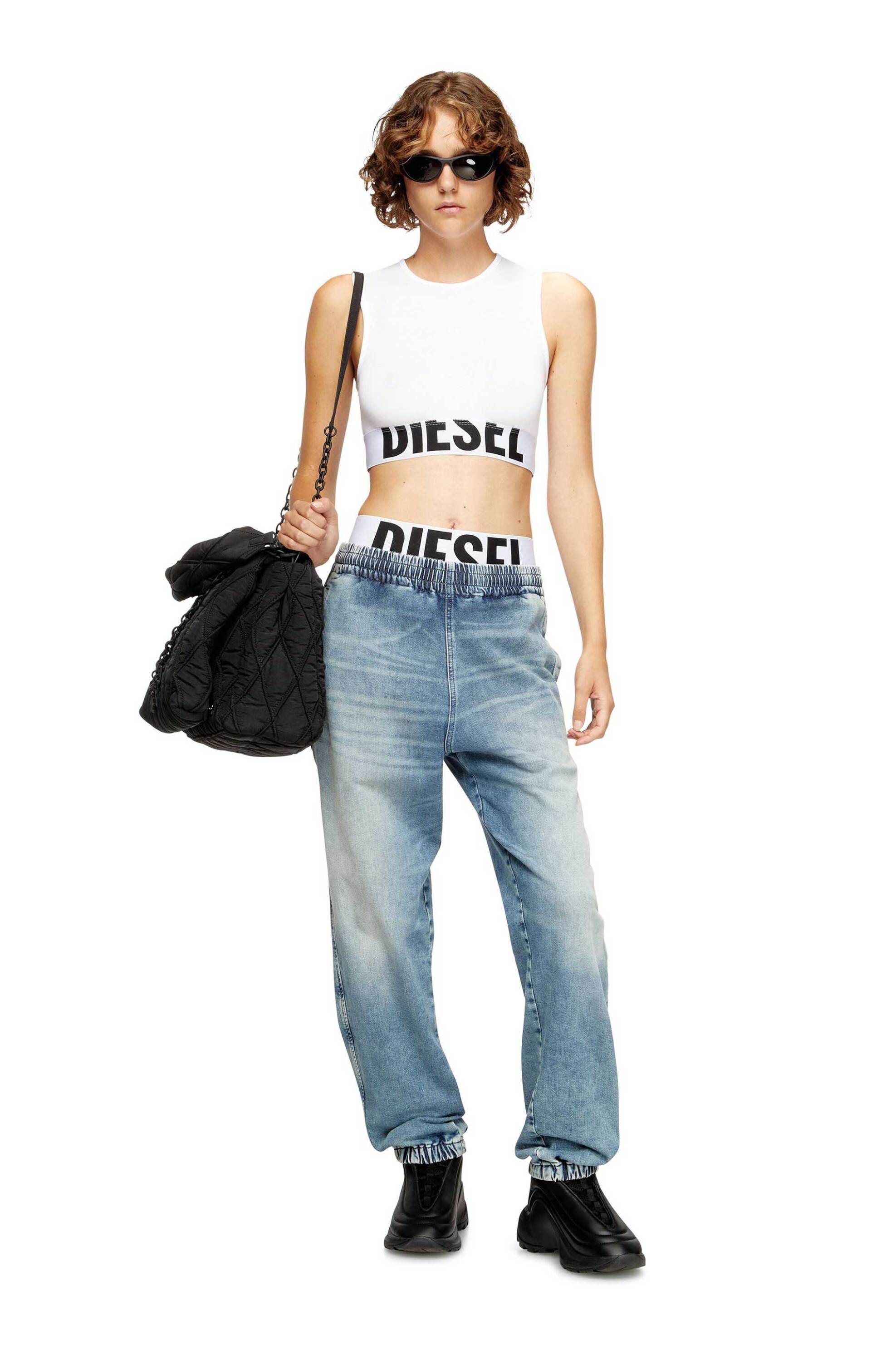 Diesel γυναικείο αμάνικο τοπ Slim Fit 