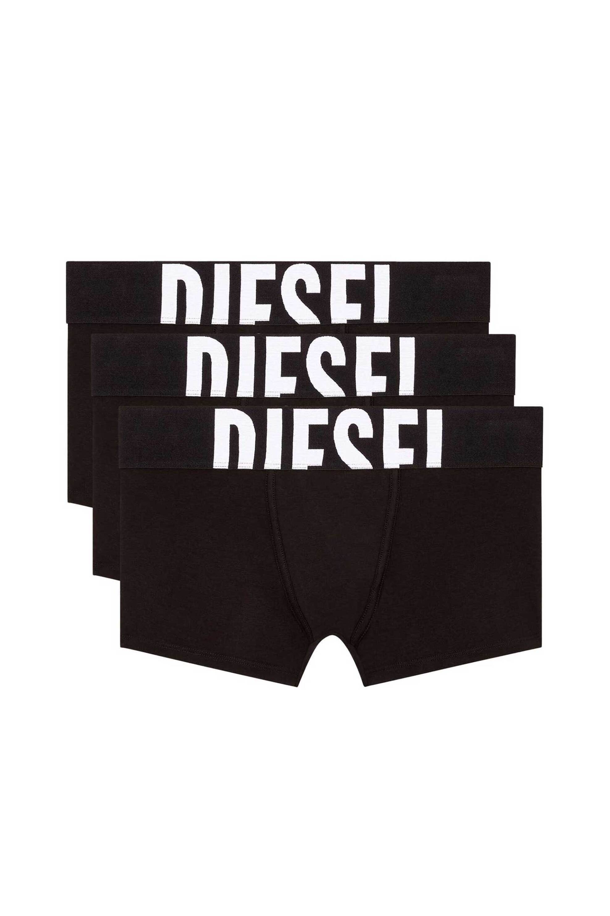 DIESEL Diesel ανδρικό σετ εσώρουχων trunk με logo print "Umbx" (3 τεμάχια) - S25A153800WIAN Μαύρο