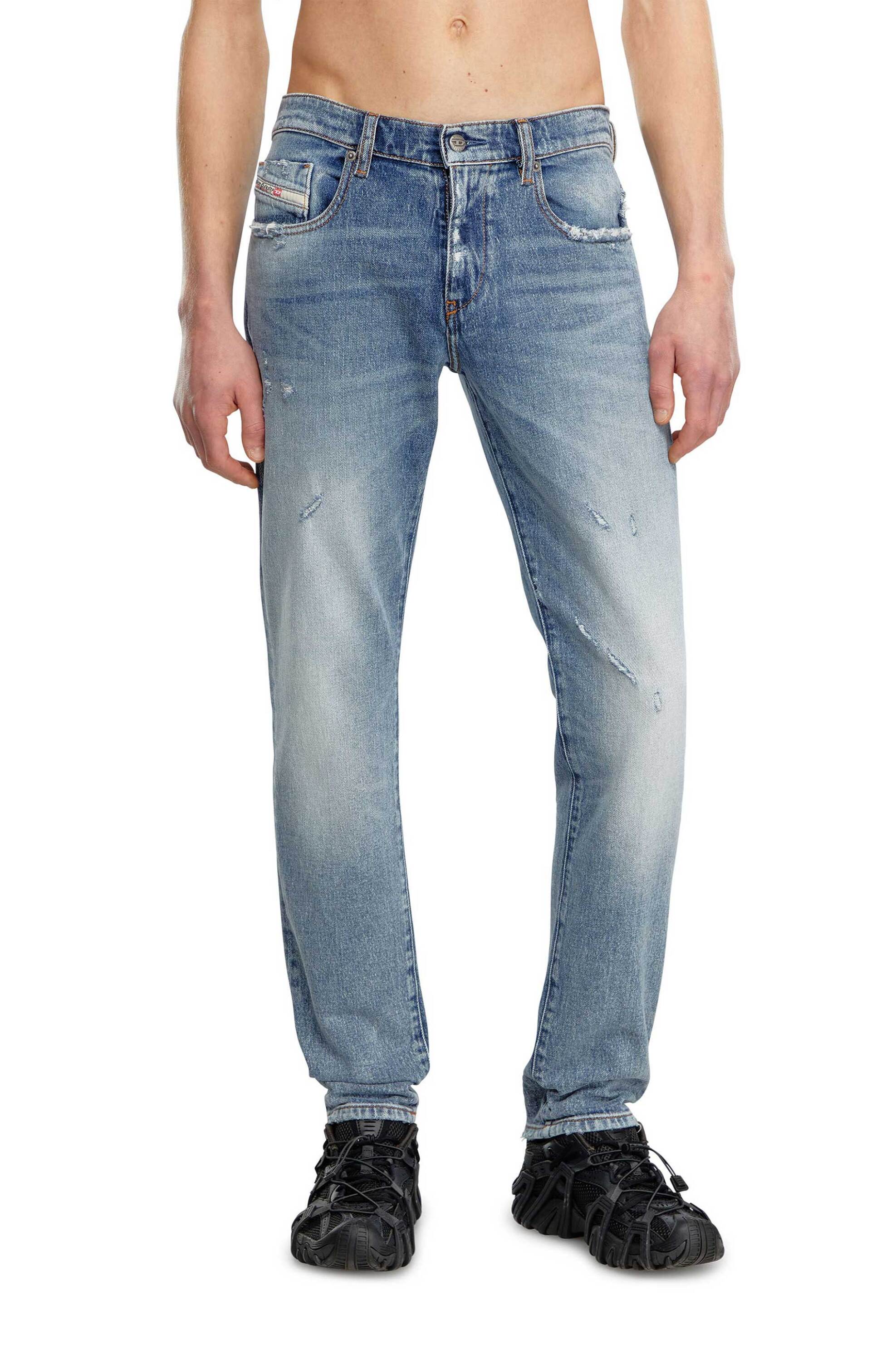 Diesel ανδρικό τζιν παντελόνι πεντάτσεπο Slim Fit - W24A0355809J57 Μπλε φωτογραφία