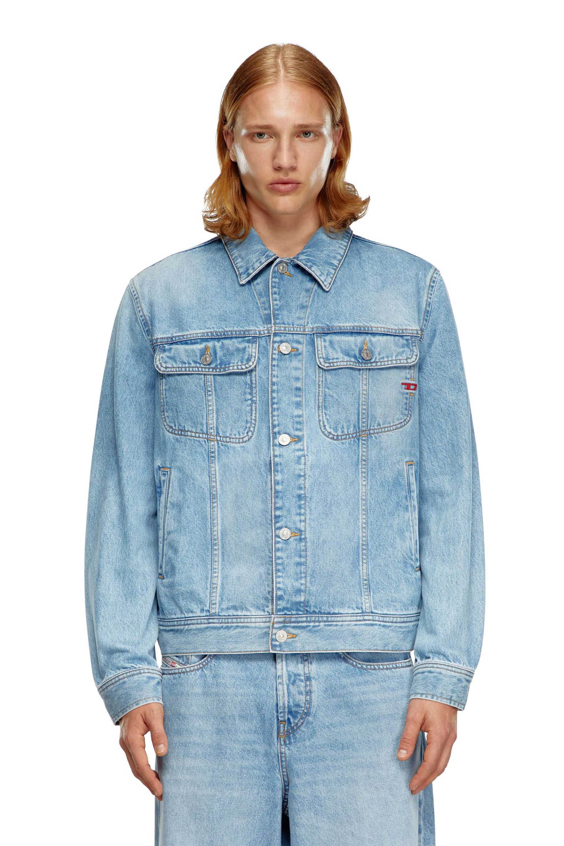 DIESEL Diesel ανδρικό denim jacket Regular Fit "D-Barcy" - S25A0388509I29 Μπλε