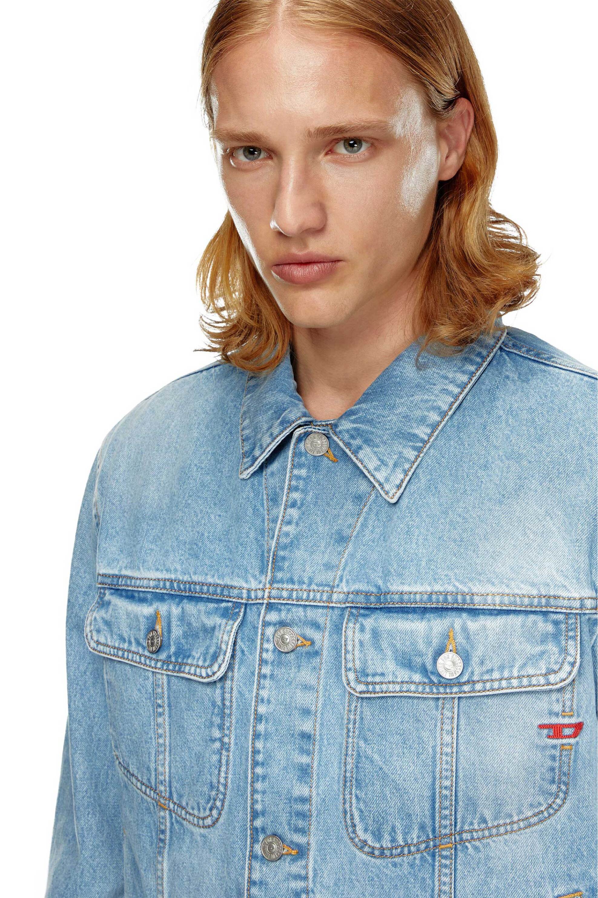 Diesel ανδρικό denim jacket Regular Fit "D-Barcy" - S25A0388509I29 Μπλε φωτογραφία