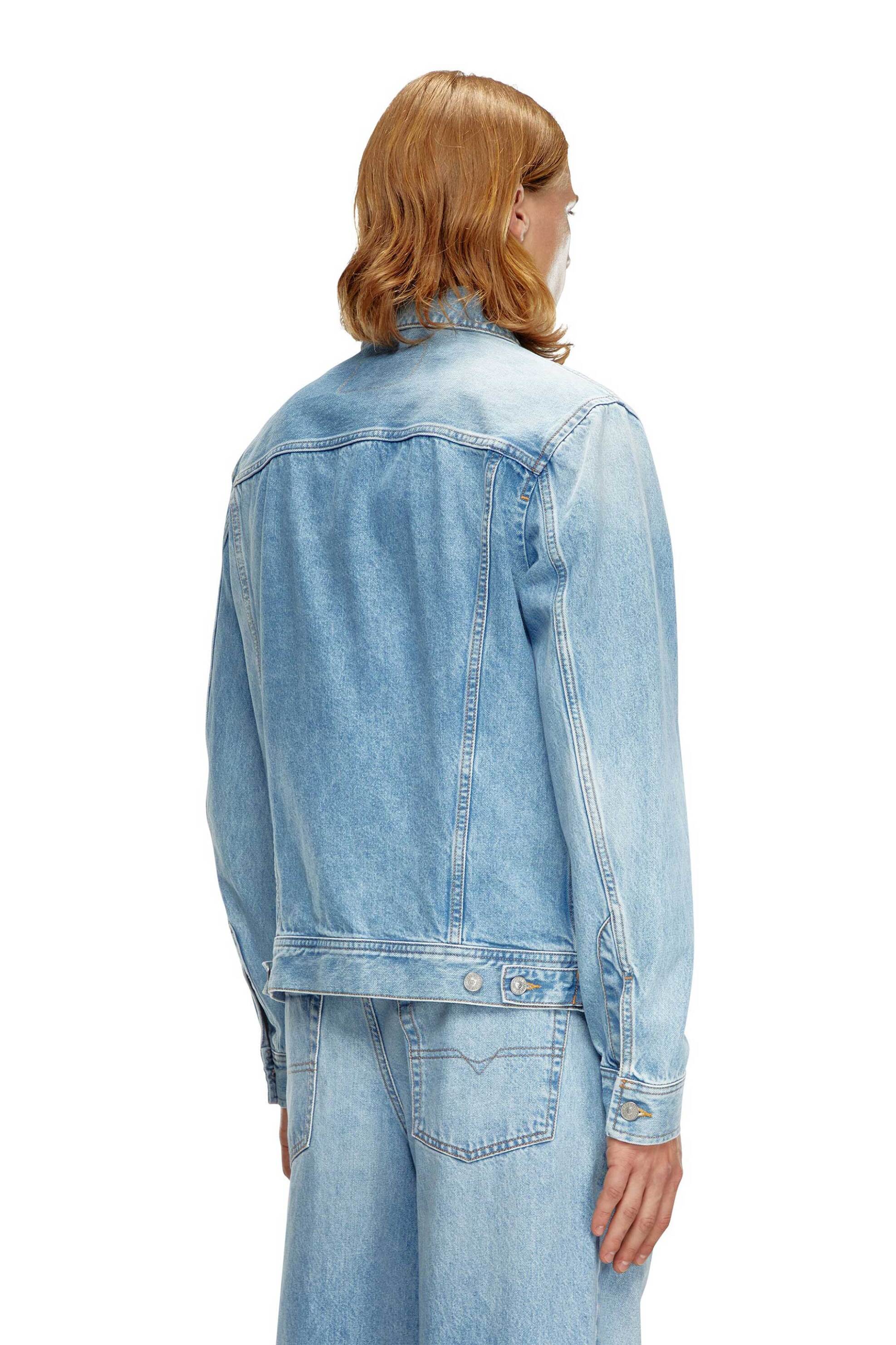 Diesel Ανδρικό Denim Jacket Regular Fit D-Barcy - S25A0388509I29 Μπλε