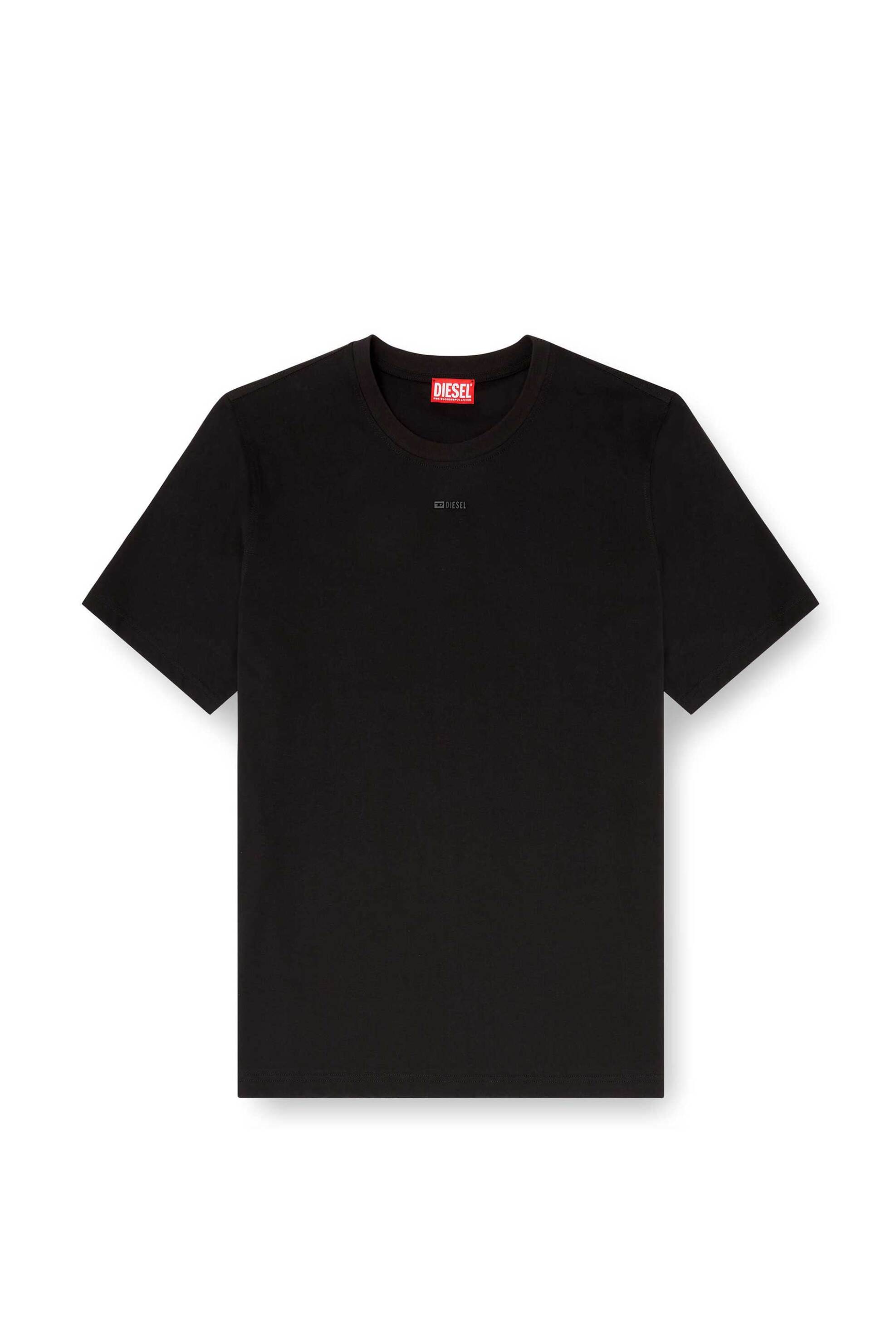 Diesel Ανδρικό T-Shirt με Λογότυπο Regular Fit T-Adjust-V6 - S26A216540Niax Μαύρο