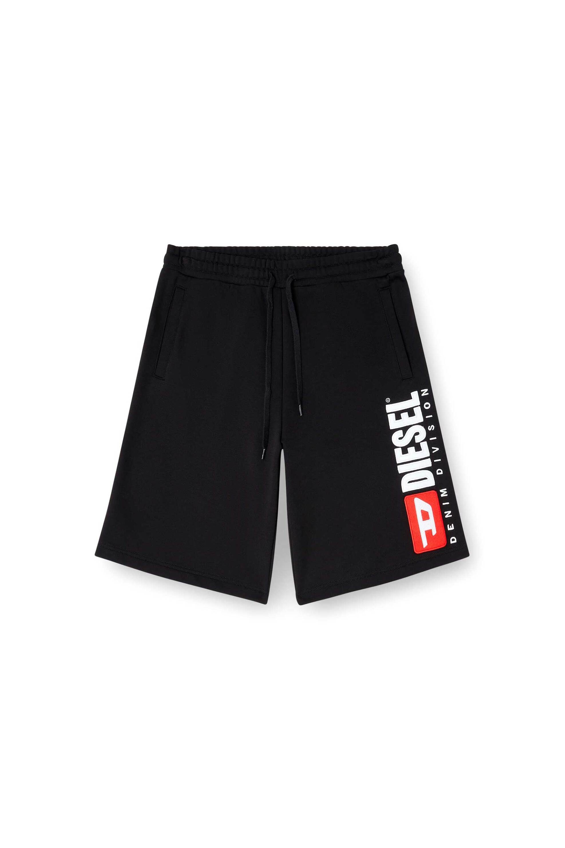 Diesel Ανδρική Βερμούδα με Logo Print P-Crow-Div - S26A200270Gead Μαύρο