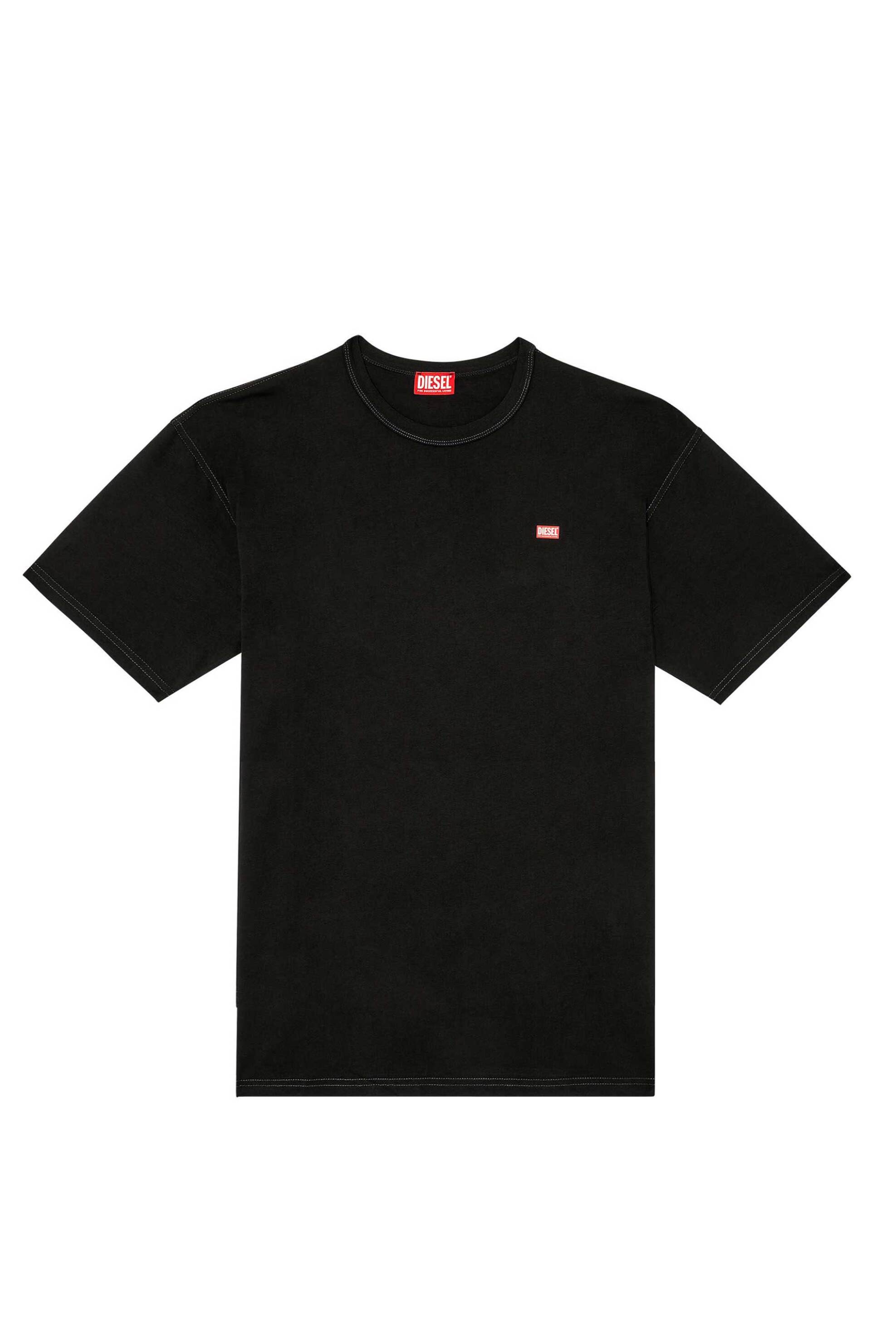 Diesel Ανδρικό T-Shirt με Λογότυπο Relaxed Fit T-Boxt-R30 - S26A164000Qiam Μαύρο