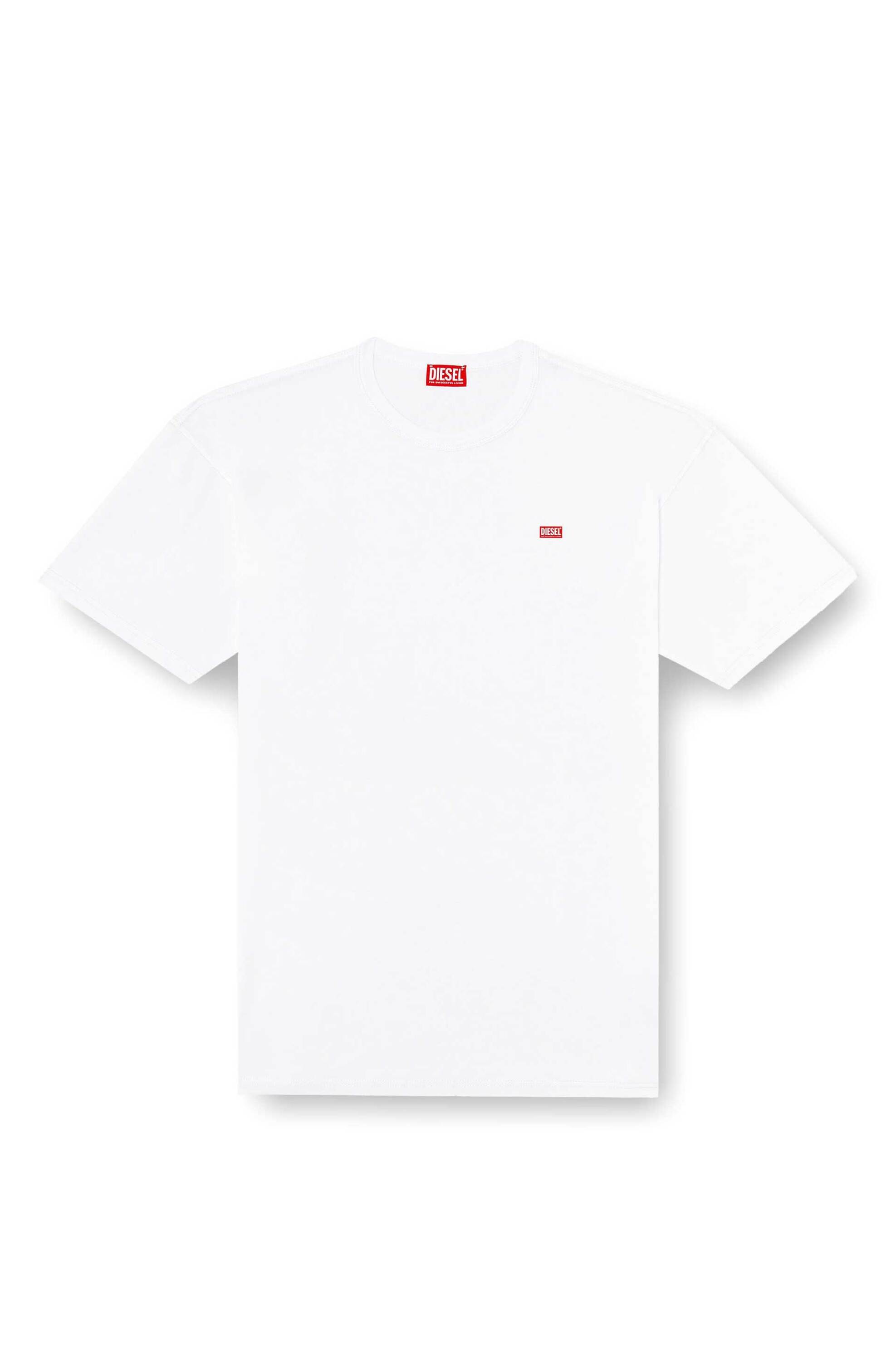 Diesel Ανδρικό T-Shirt με Λογότυπο Relaxed Fit T-Boxt-R30 - S26A164000Qiam Λευκό