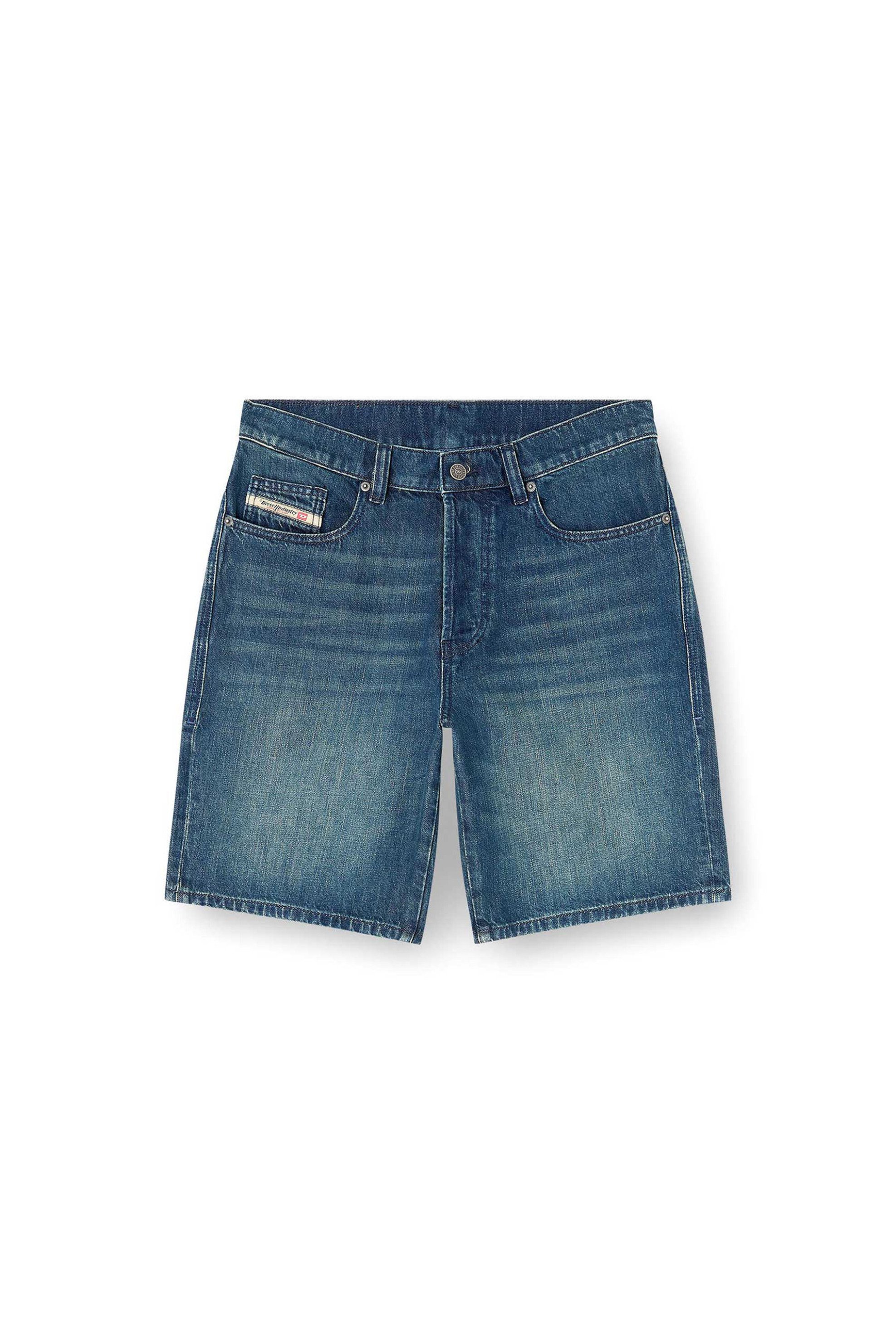 Diesel Ανδρική Denim Βερμούδα Πεντάτσεπη Regular-Short - S26A064300Bebk Blue Σκούρο