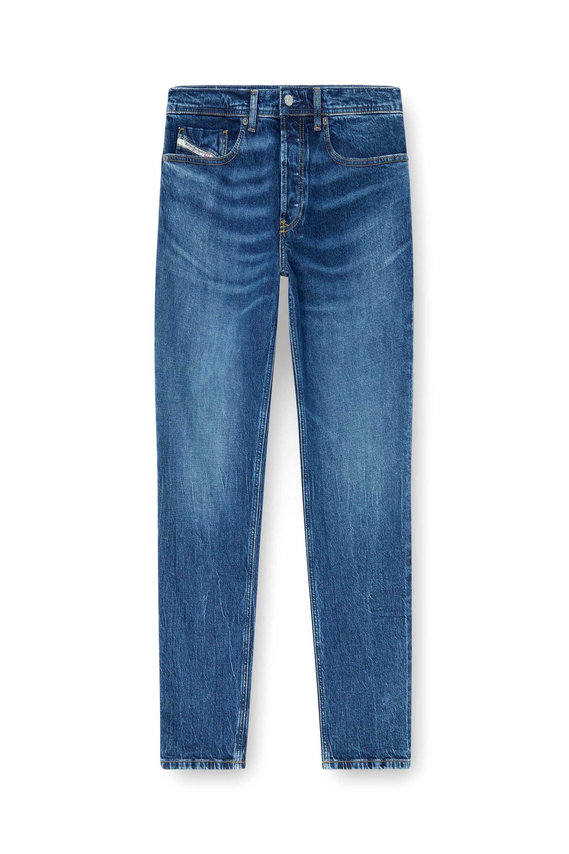 Diesel Ανδρικό Τζιν Παντελόνι Πεντάτσεπο Regular Tapered Fit - W26A102290Kbbq Denim Blue