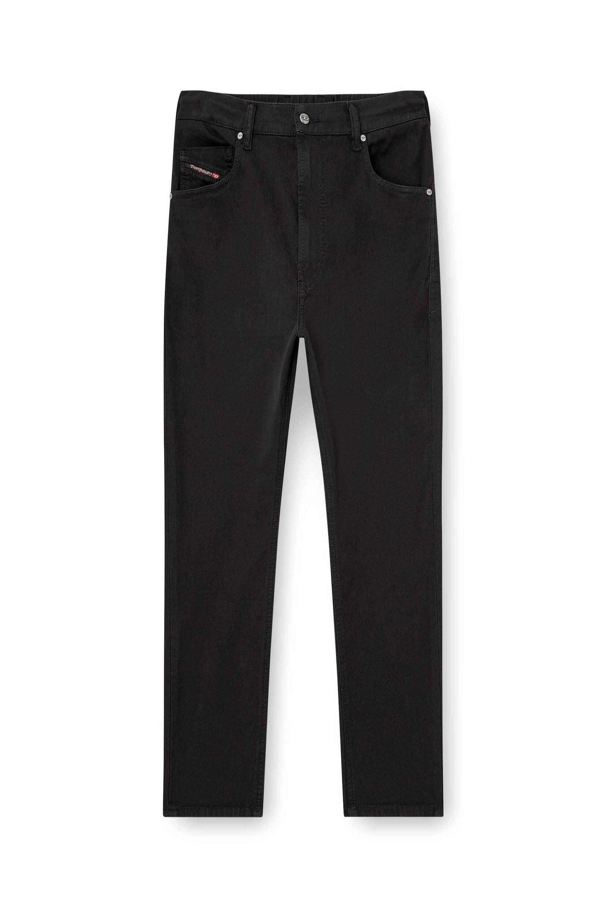Diesel Ανδρικό Τζιν Παντελόνι Πεντάτσεπο Regular Tapered Fit - W26A23568068Nh Μαύρο