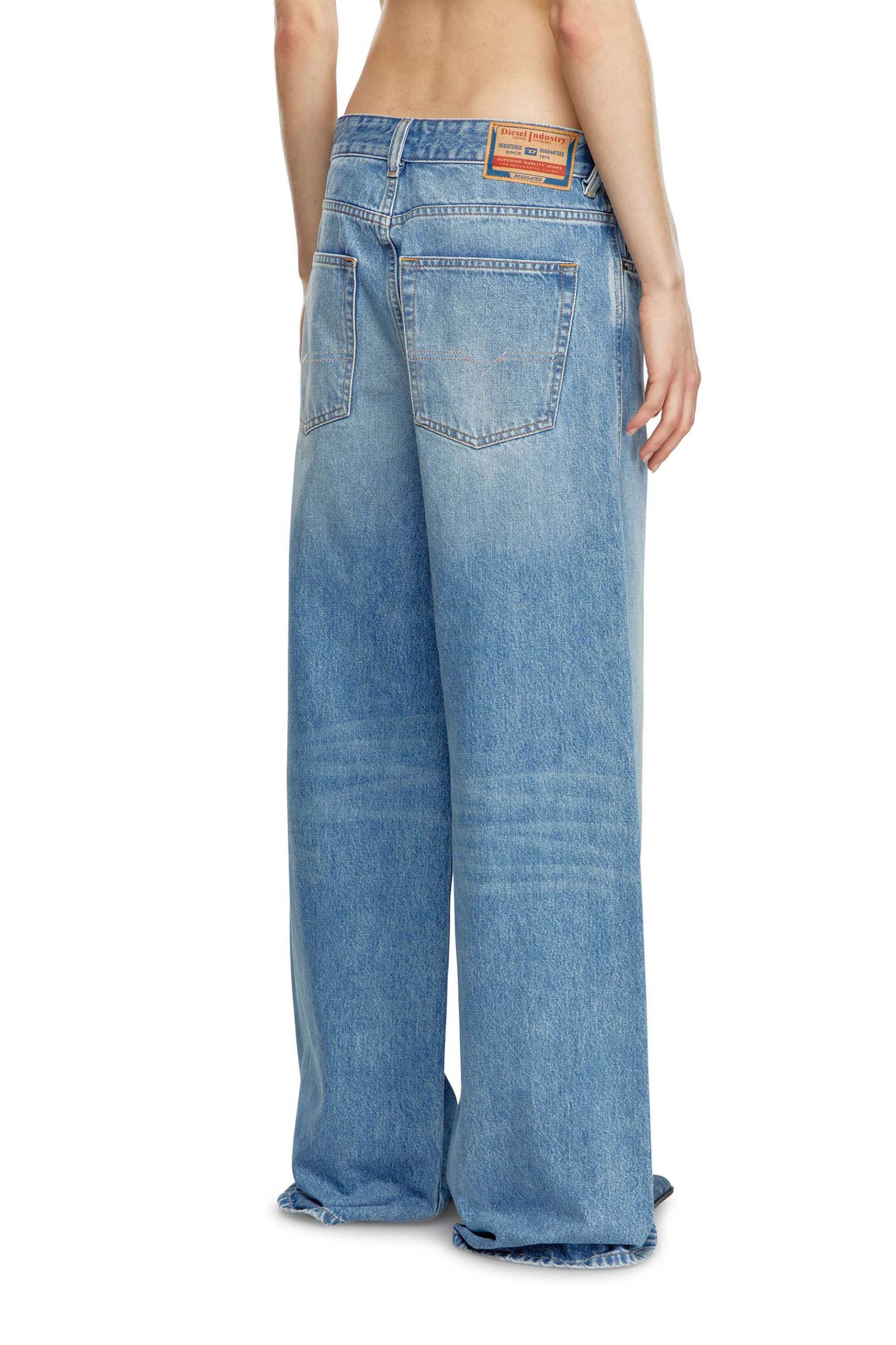 DIESEL Diesel γυναικείο τζιν παντελόνι πεντάτσεπο Relaxed Fit "1996 D-Sire 09i29" - S26A0692509I29 Denim Blue - 3