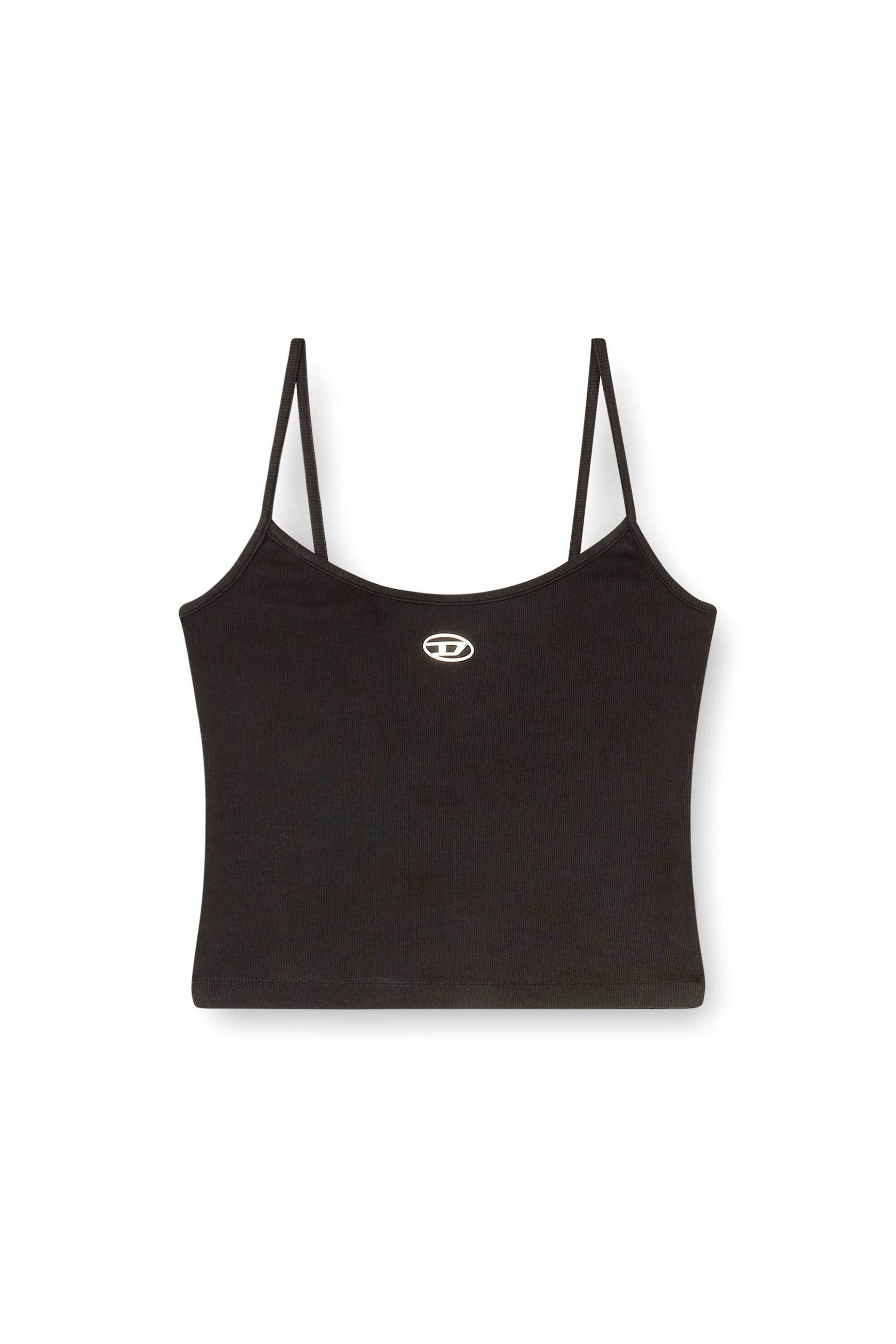 Diesel Γυναικείο Αμάνικο Τοπ Slim Fit T-Hupy-Od - S26A199110Jmba Μαύρο