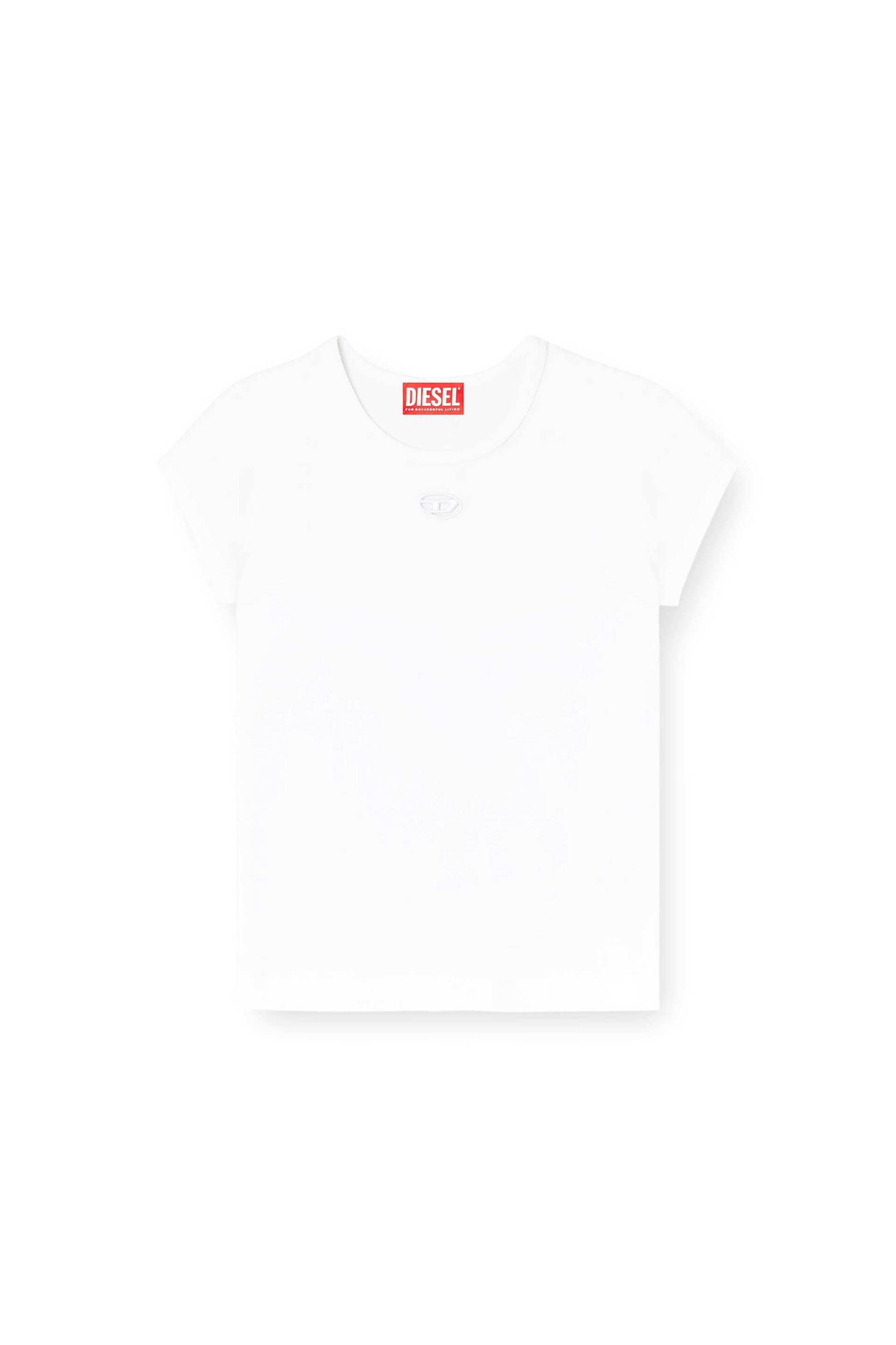 Diesel γυναικείο T-shirt Slim Fit "T-Angie-Οd" - S26A199120AFAA Λευκό φωτογραφία