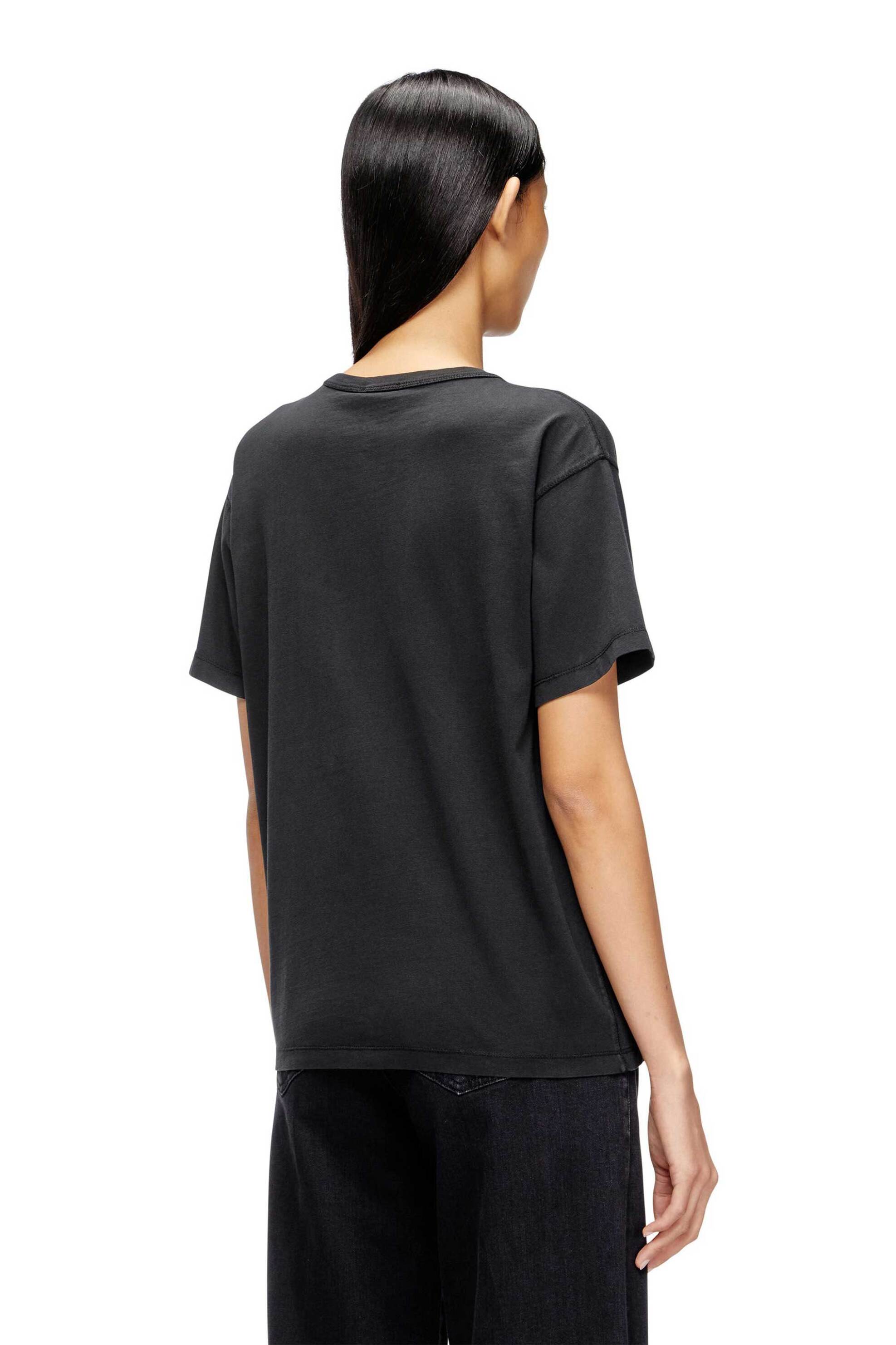 Diesel γυναικείο T-shirt Regular Fit "T-Normy-Οd-S1" - S26A203990JMBB Μαύρο φωτογραφία