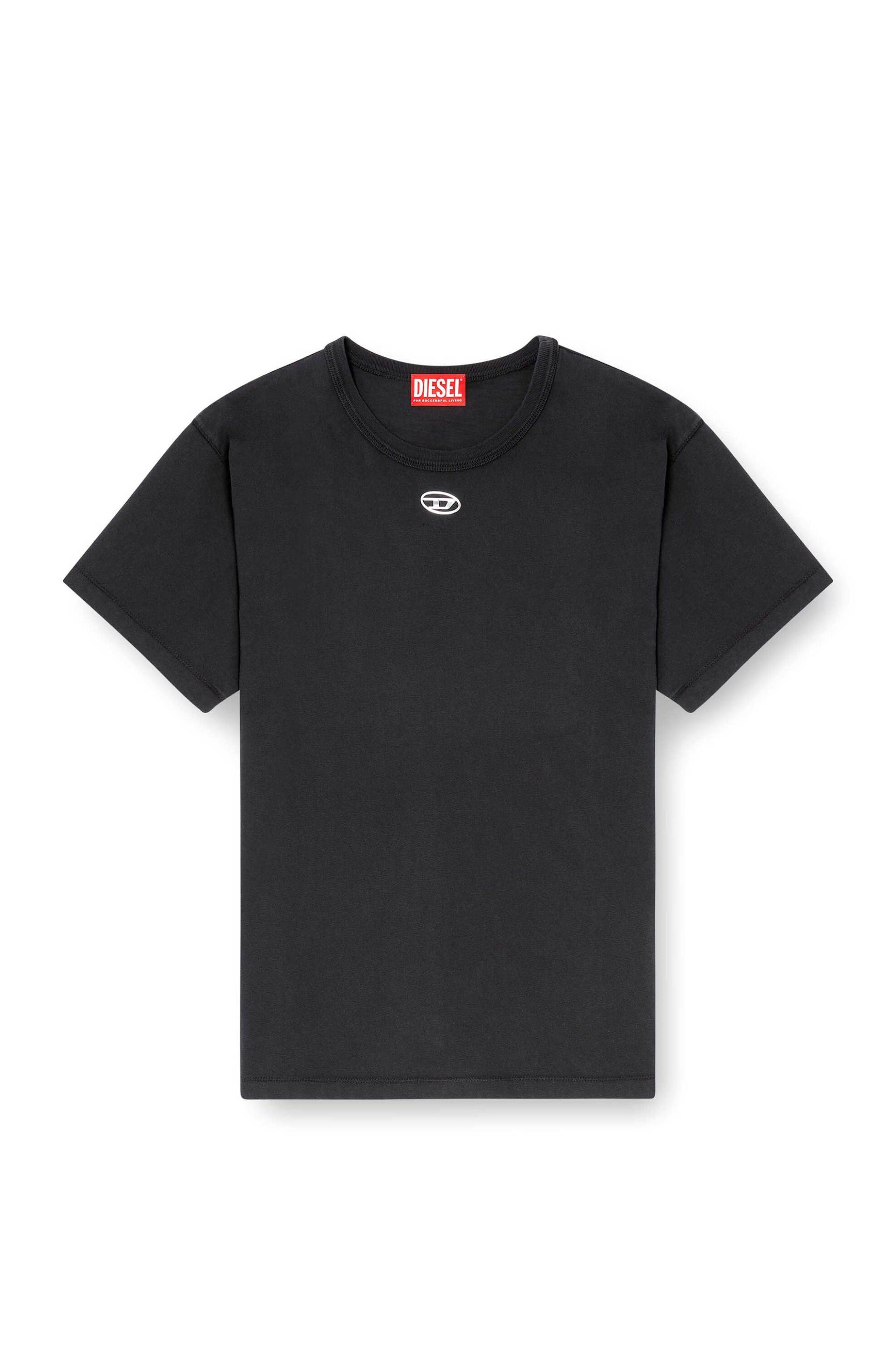 Diesel γυναικείο T-shirt Regular Fit "T-Normy-Οd-S1" - S26A203990JMBB Μαύρο φωτογραφία