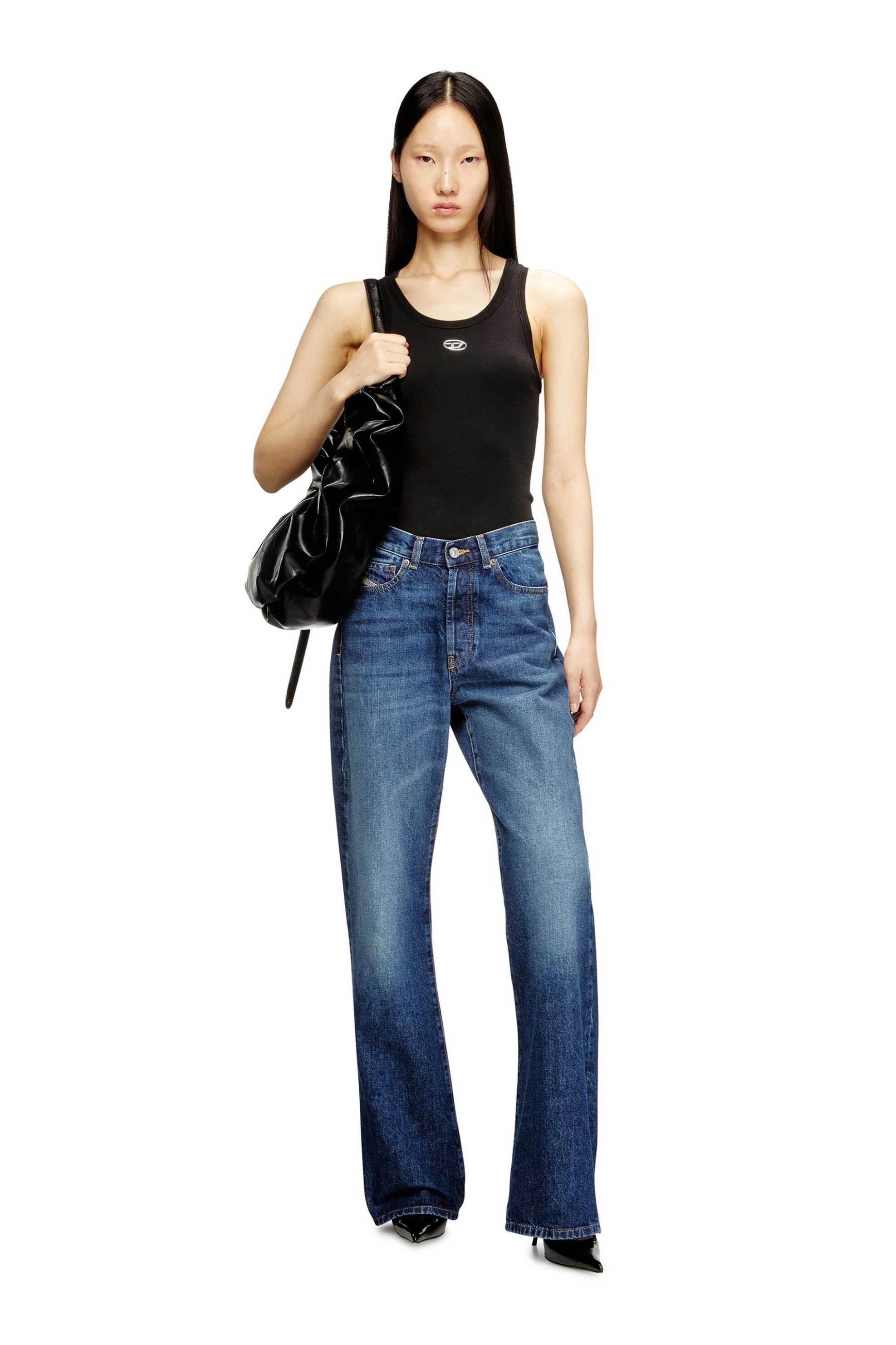 DIESEL Diesel γυναικείο αμάνικο τοπ Slim Fit "T-Αnki-Οd" - S26A199080JMBA Μαύρο - 2