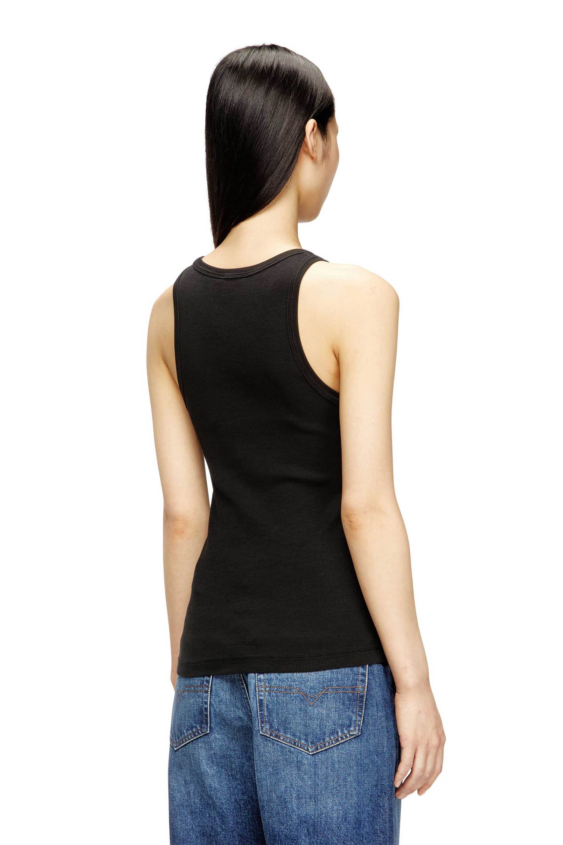 DIESEL Diesel γυναικείο αμάνικο τοπ Slim Fit "T-Αnki-Οd" - S26A199080JMBA Μαύρο - 3