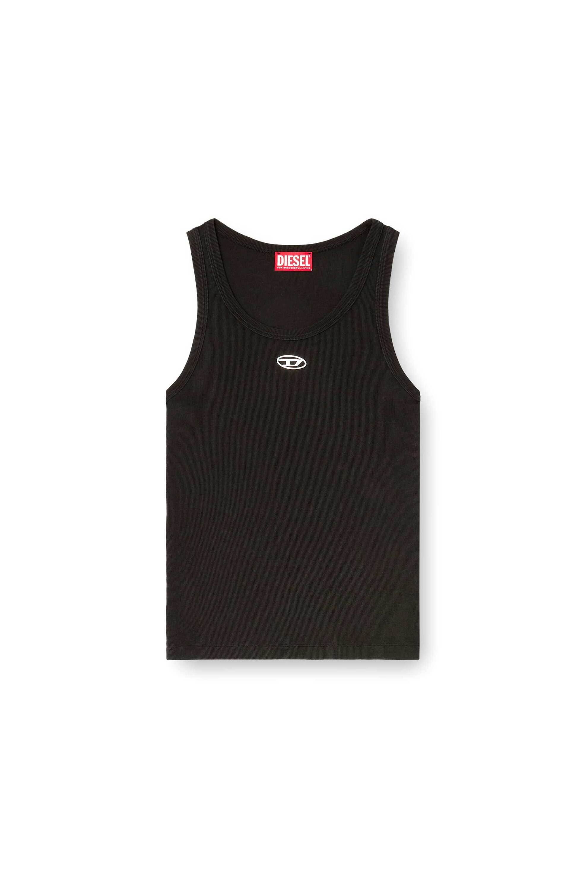 Diesel Γυναικείο Αμάνικο Τοπ Slim Fit T-Αnki-Οd - S26A199080Jmba Μαύρο