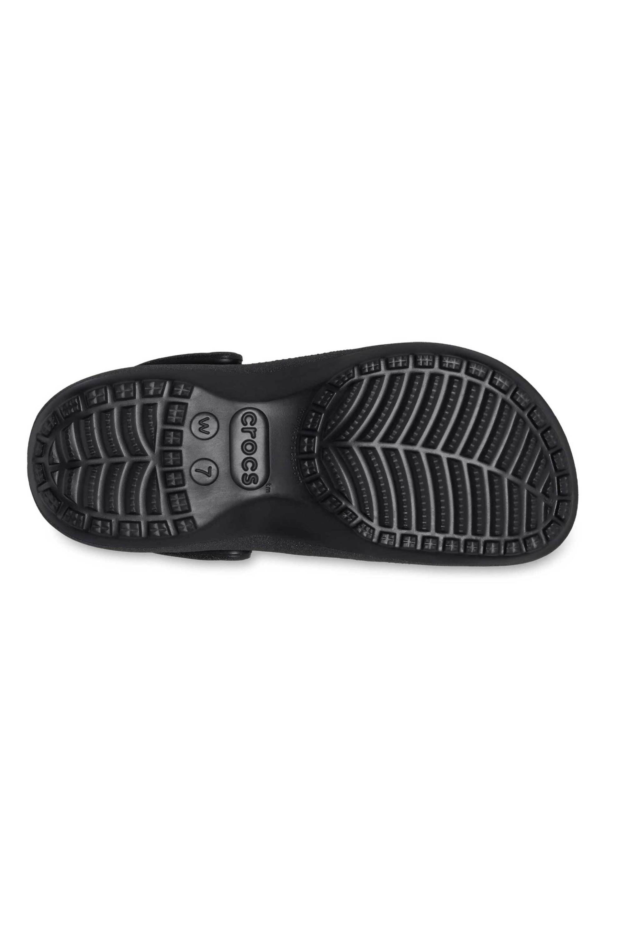 Crocs γυναικεία clogs "Classic Glitter" - E66037 Μαύρο φωτογραφία