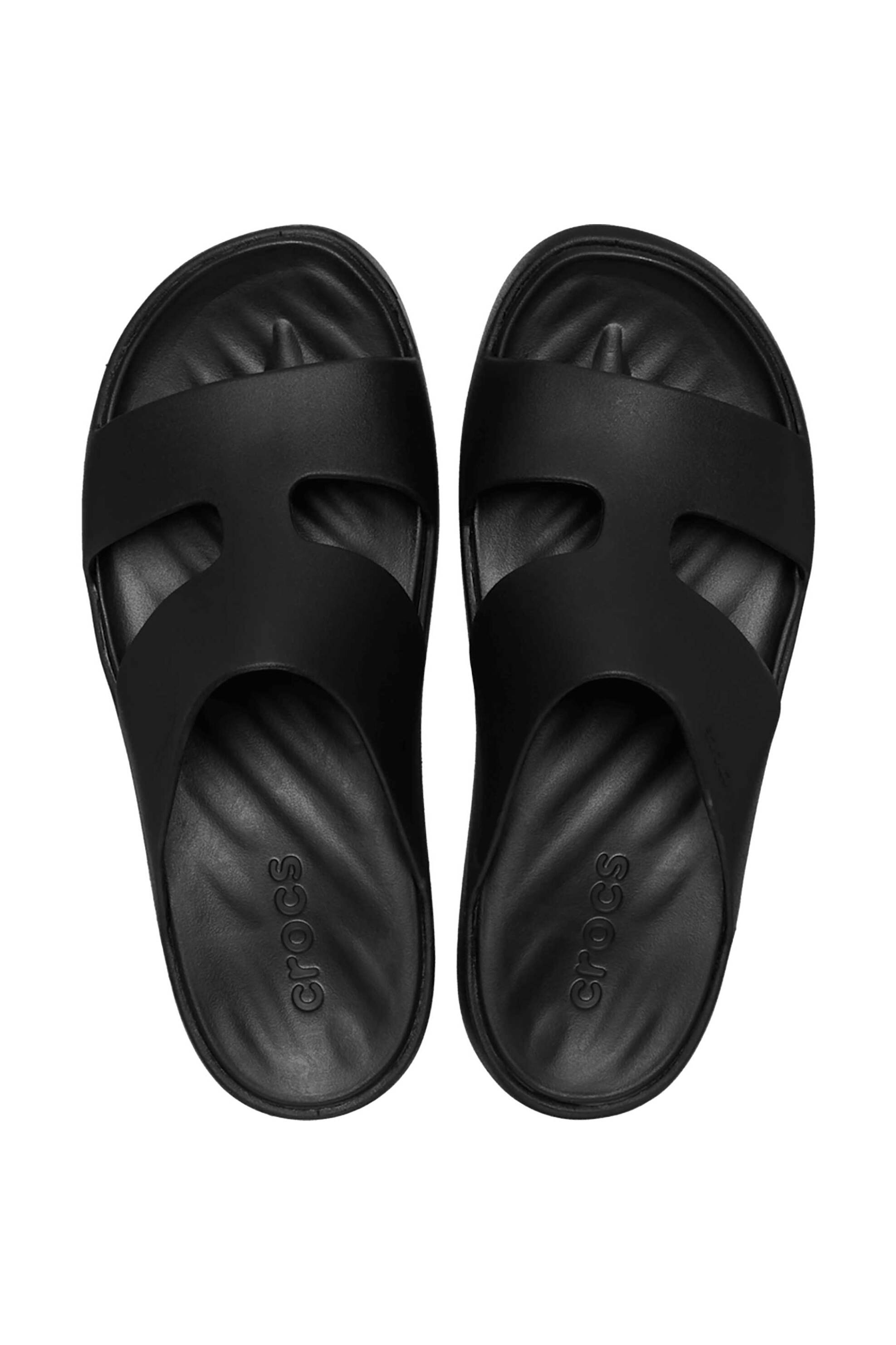 Crocs γυναικεία flatforms σανδάλια "Getaway Platform H-Strap" - E69069 Μαύρο
