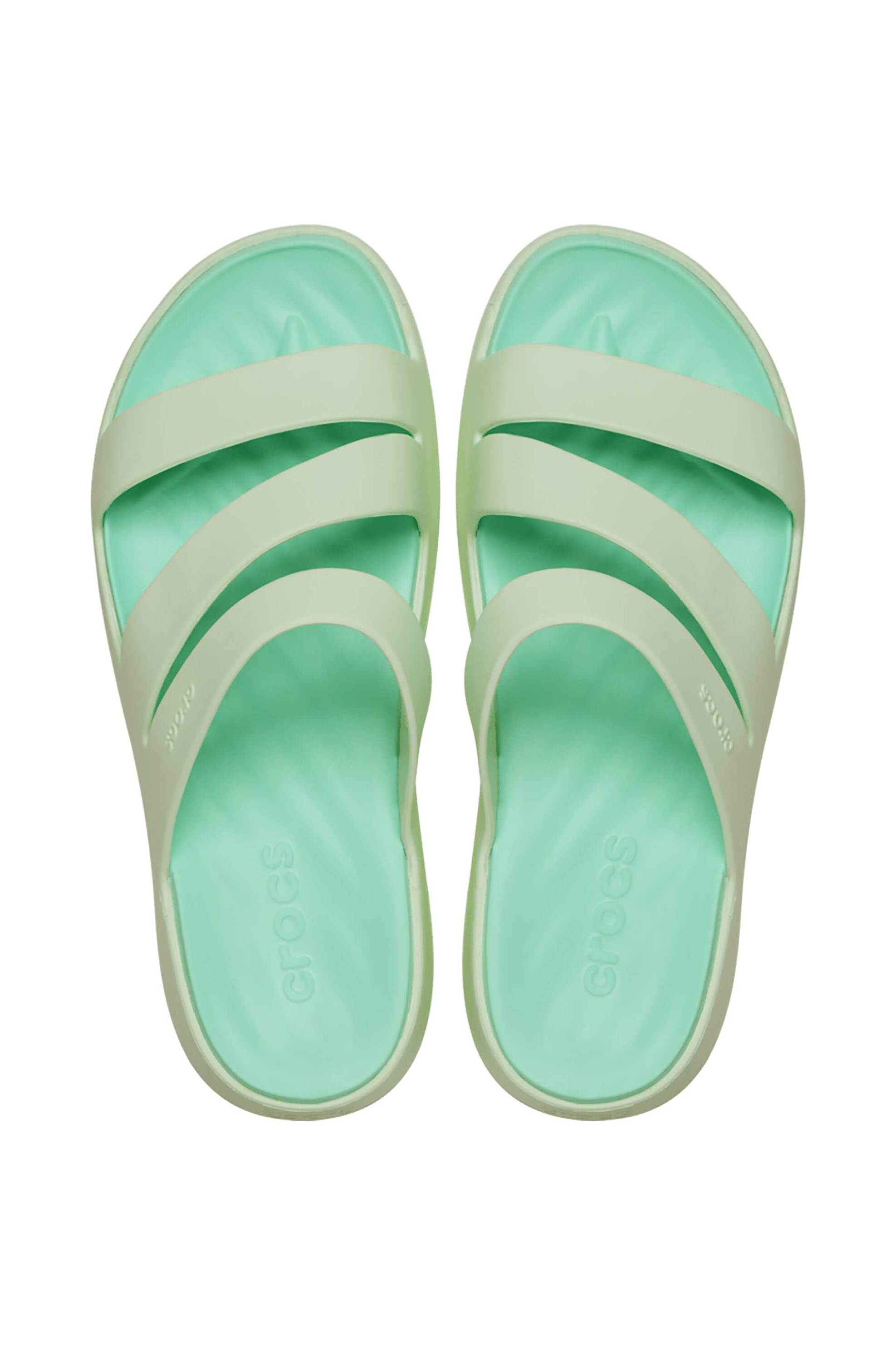 Crocs γυναικείες σαγιονάρες "Getaway Strappy" - E69078 Πράσινο