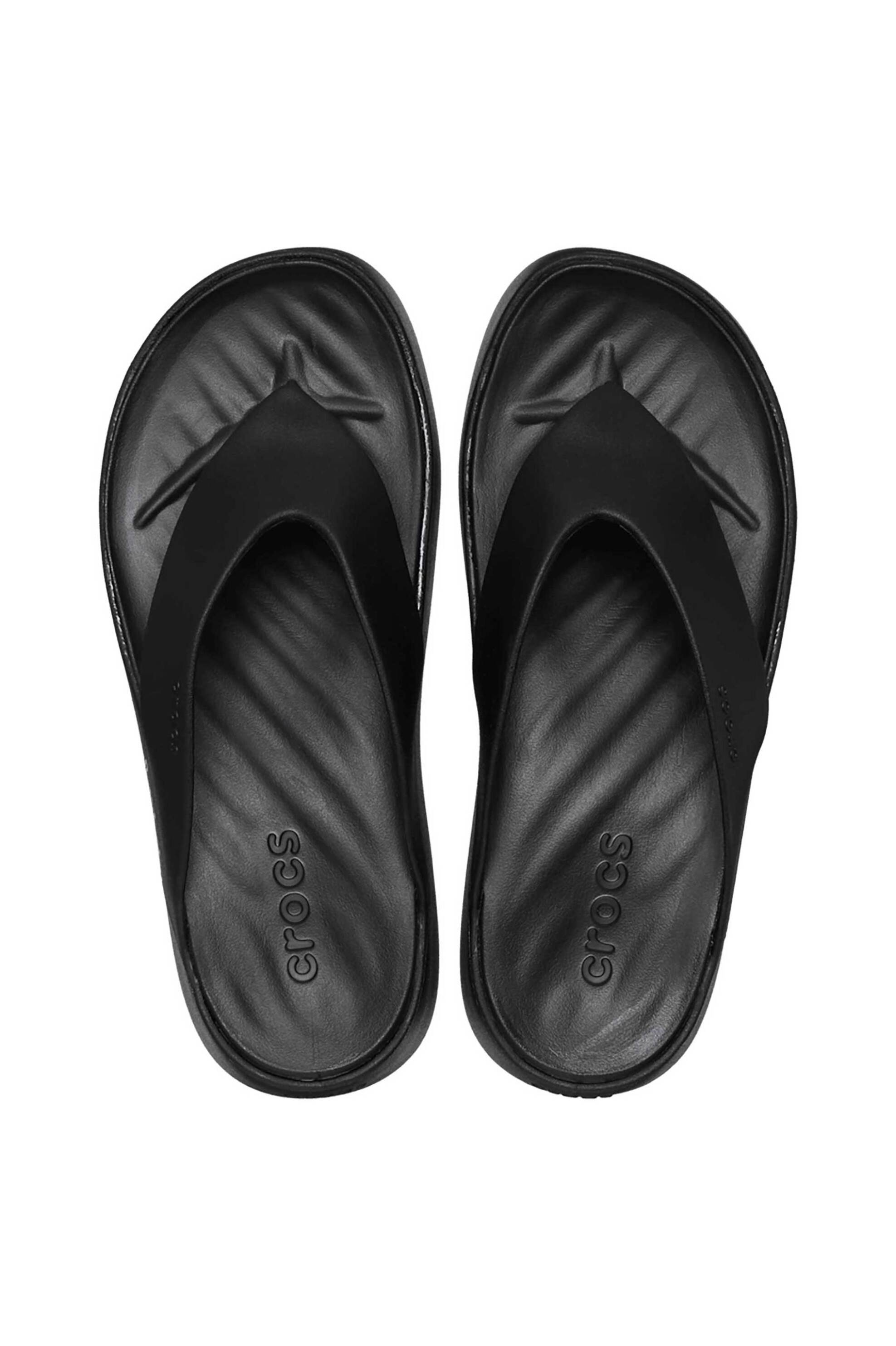 Crocs γυναικείες σαγιονάρες "Getaway Platform Flip" - E79756 Μαύρο