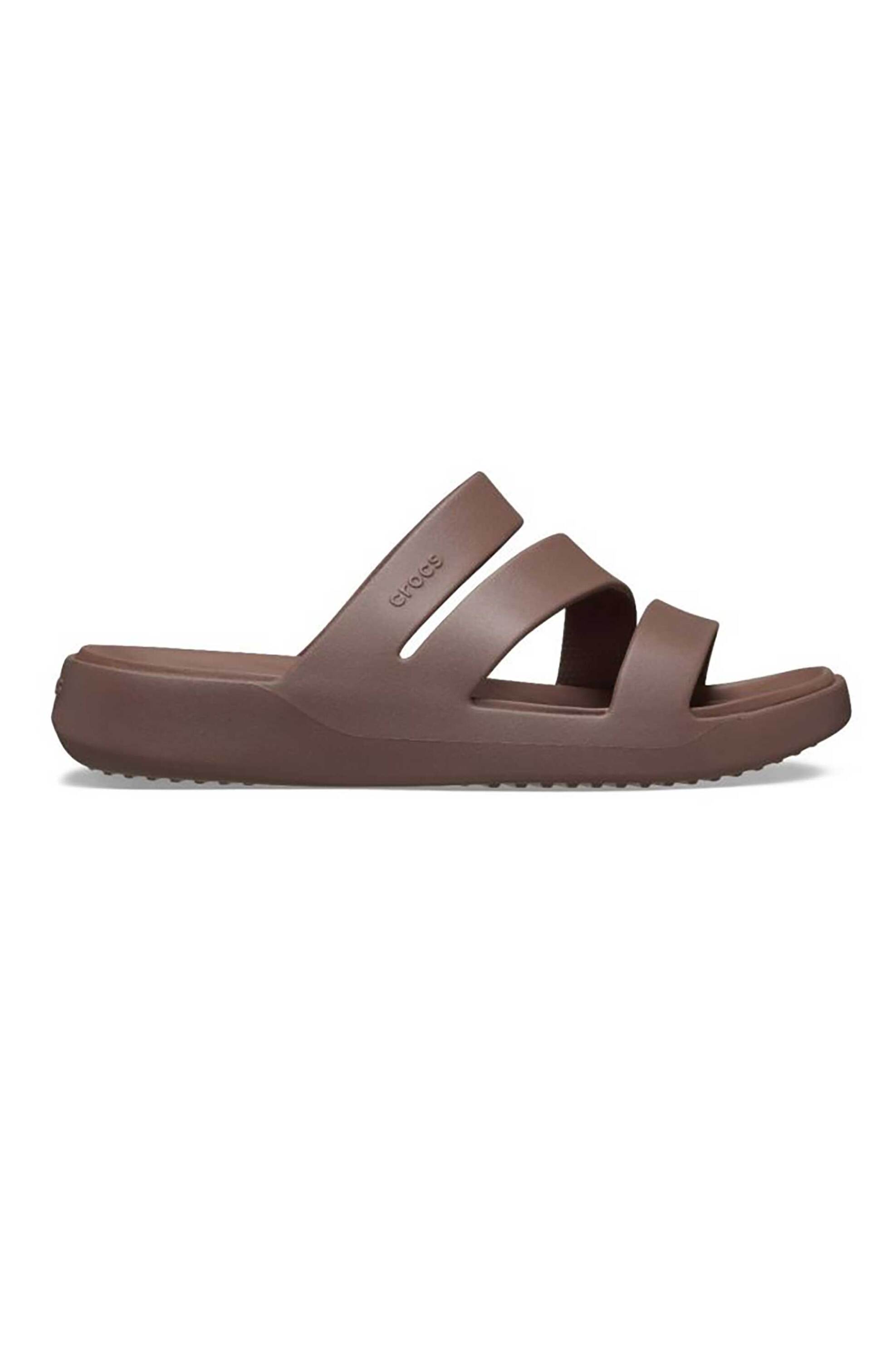 Crocs γυναικεία σανδάλια "Getaway Strappy-Stucco" - E79760 Καφέ