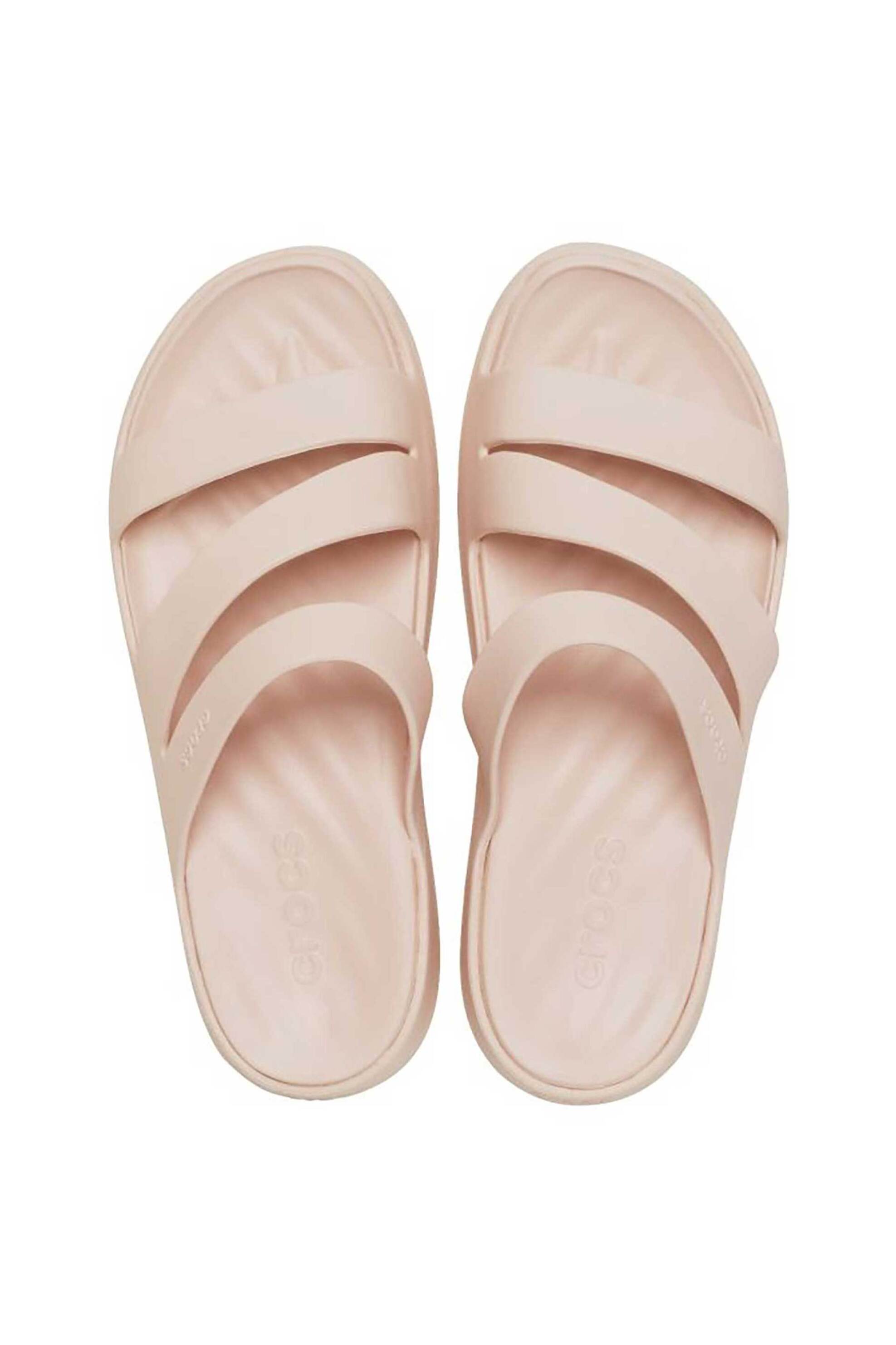 Crocs Γυναικεία Σανδάλια Getaway Strappy-Stucco - E79760 Σομόν