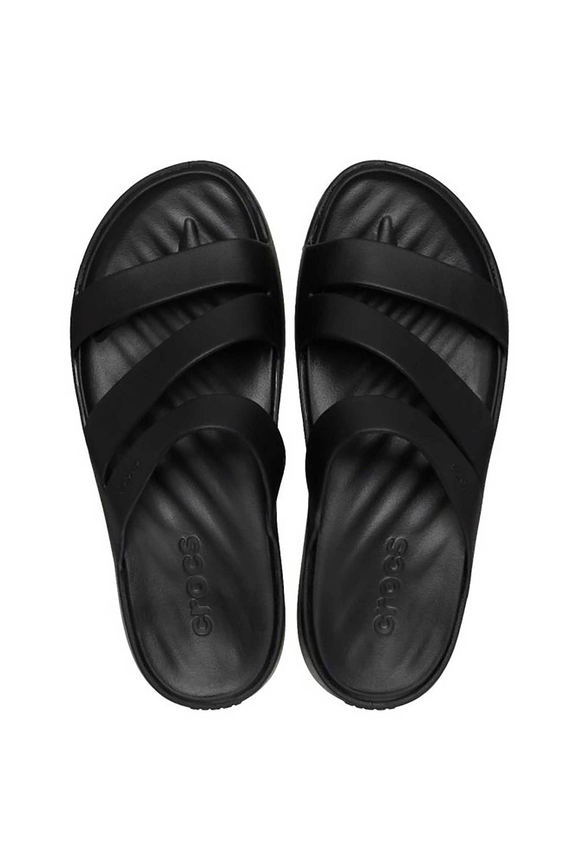 Crocs Γυναικεία Σανδάλια Getaway Strappy-Stucco - E79760 Μαύρο