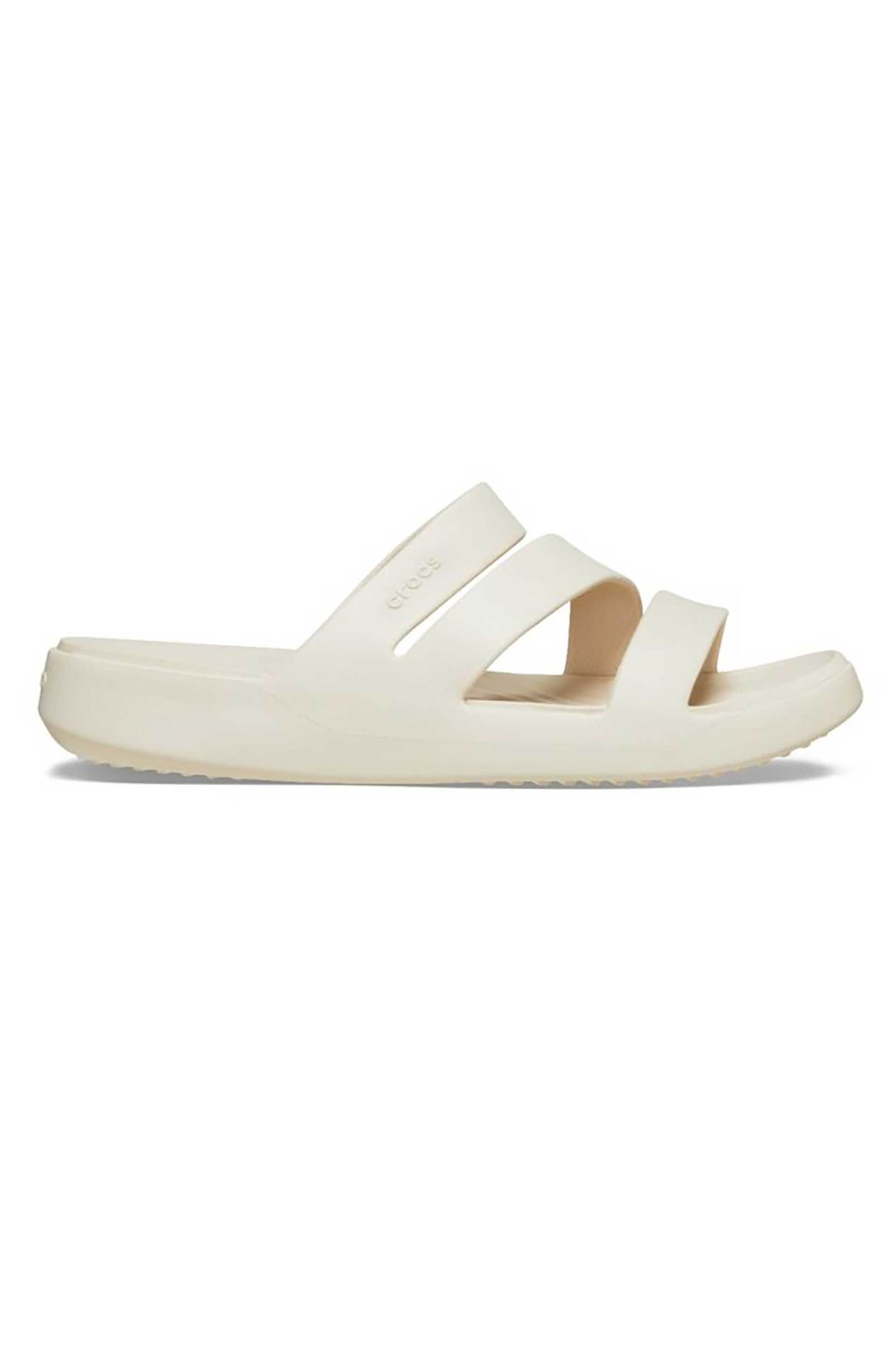 Crocs γυναικεία σανδάλια "Getaway Strappy-Stucco" - E79760 Κρέμ