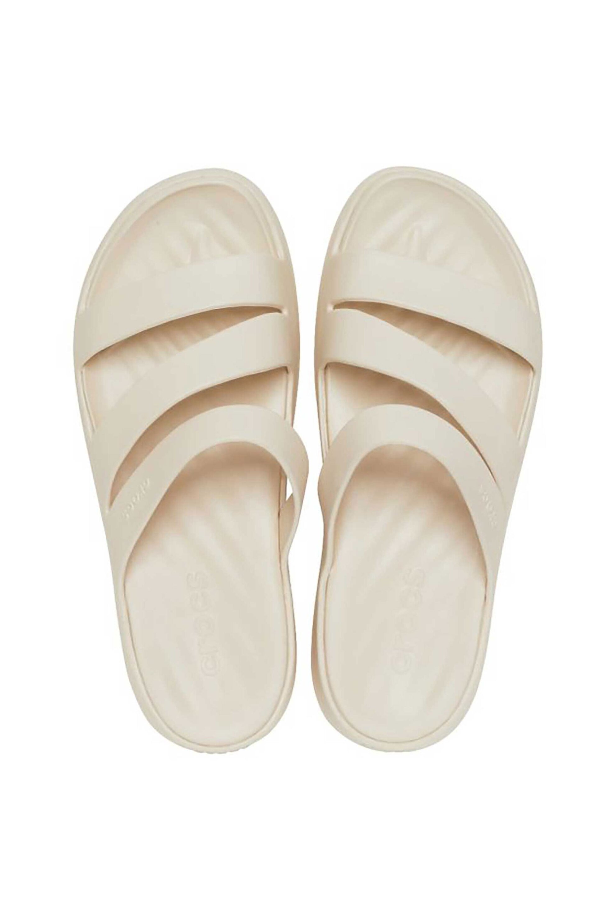 Crocs Γυναικεία Σανδάλια Getaway Strappy-Stucco - E79760 Κρέμ