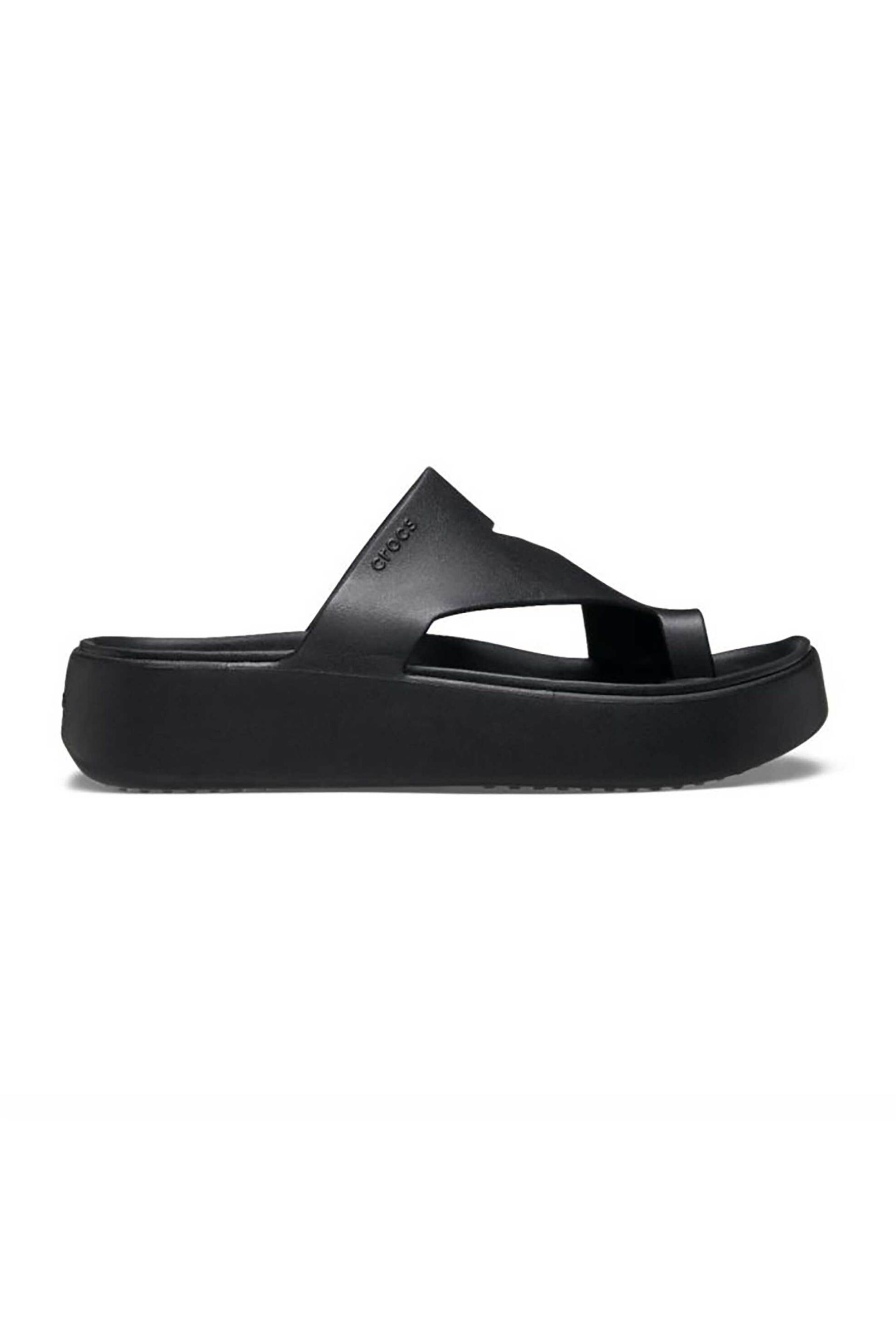 Crocs γυναικεία σανδάλια "Getaway Platform Toe Loop" - E79794 Μαύρο