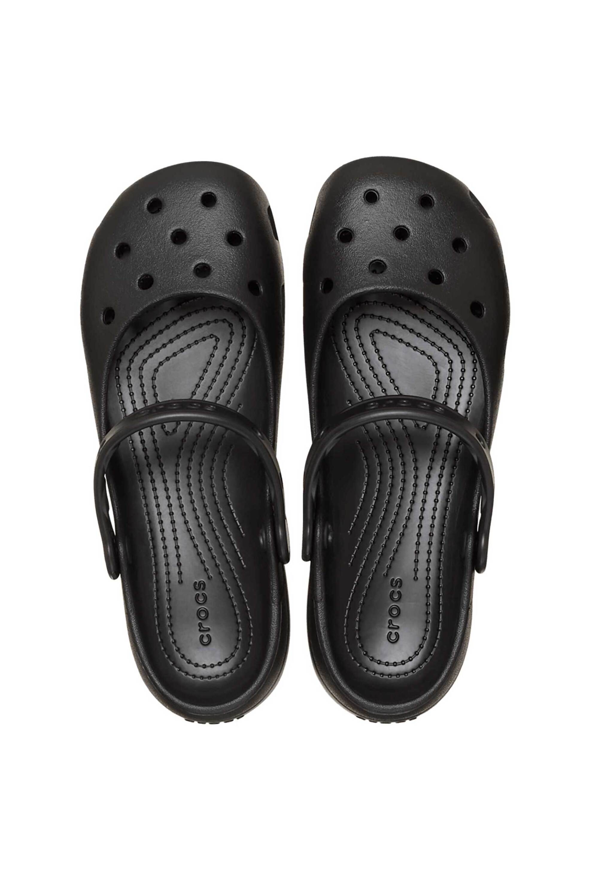Crocs Γυναικείες Μπαλαρίνες με Μπαρέτα Classic Ballet - E79855 Μαύρο