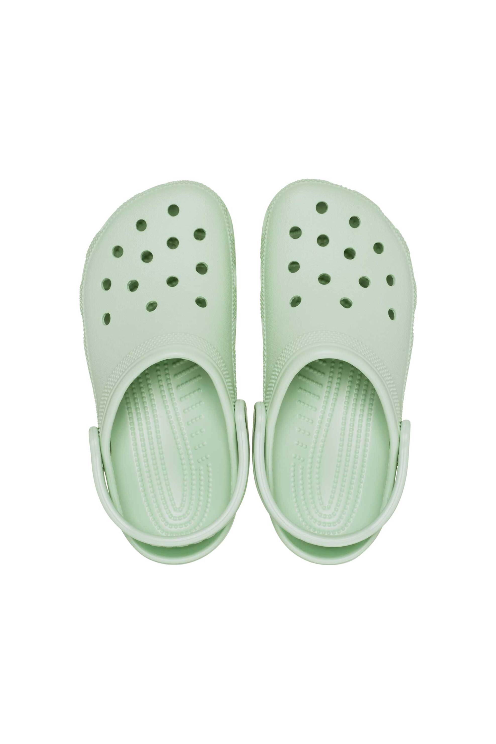 Ανδρική Μόδα > Ανδρικά Παπούτσια > Ανδρικές Παντόφλες & Σαγιονάρες Crocs unisex clogs μονόχρωμα με διάτρητο σχέδιο "Classic" - E61000 Βεραμάν