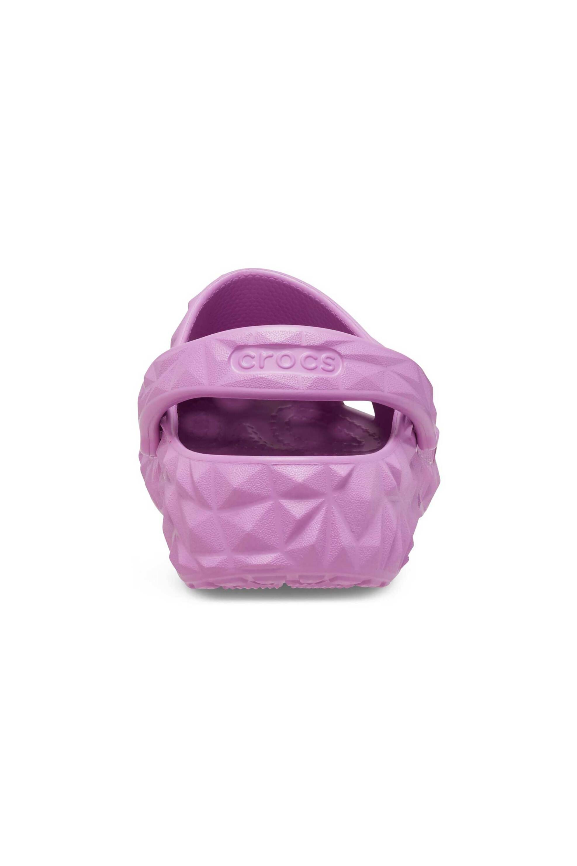 Crocs Unisex Clogs Μονόχρωμα με Διάτρητο Σχέδιο Classic Geometric - E61167 Φούξια