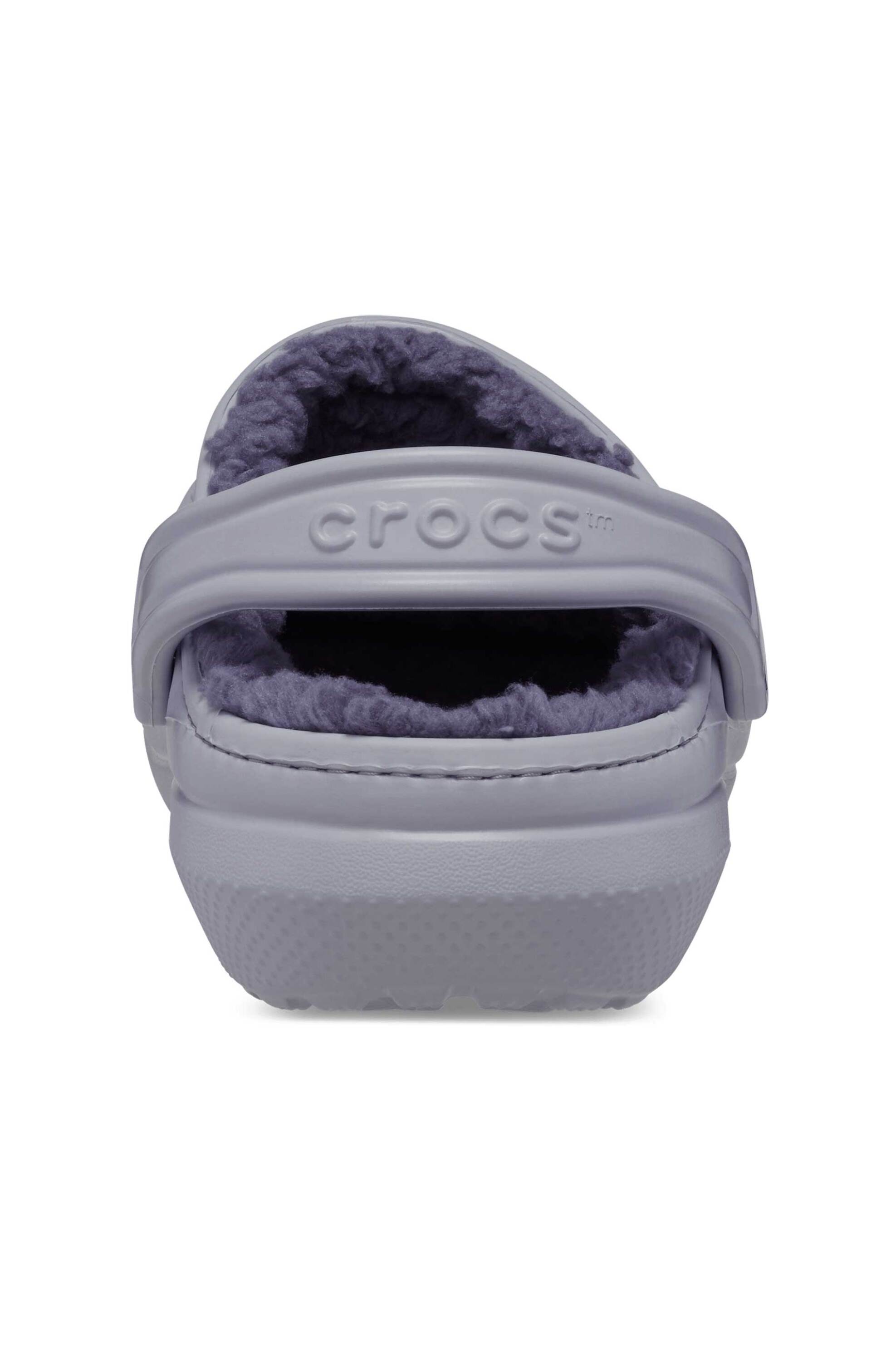 Crocs unisex clogs με επένδυση από faux γούνα "Classic Lined" - E66008 Λιλά φωτογραφία