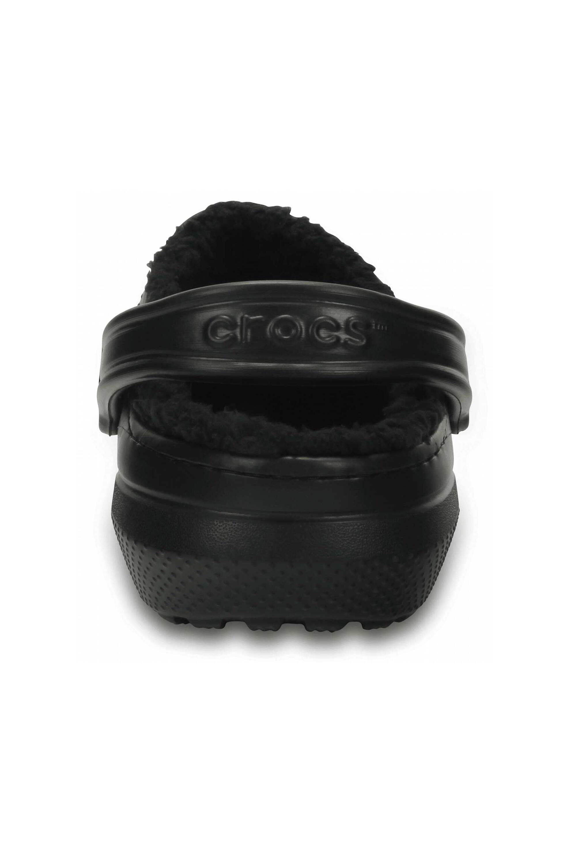 Crocs unisex clogs με επένδυση από faux γούνα "Classic Lined" - E66008 Μαύρο φωτογραφία