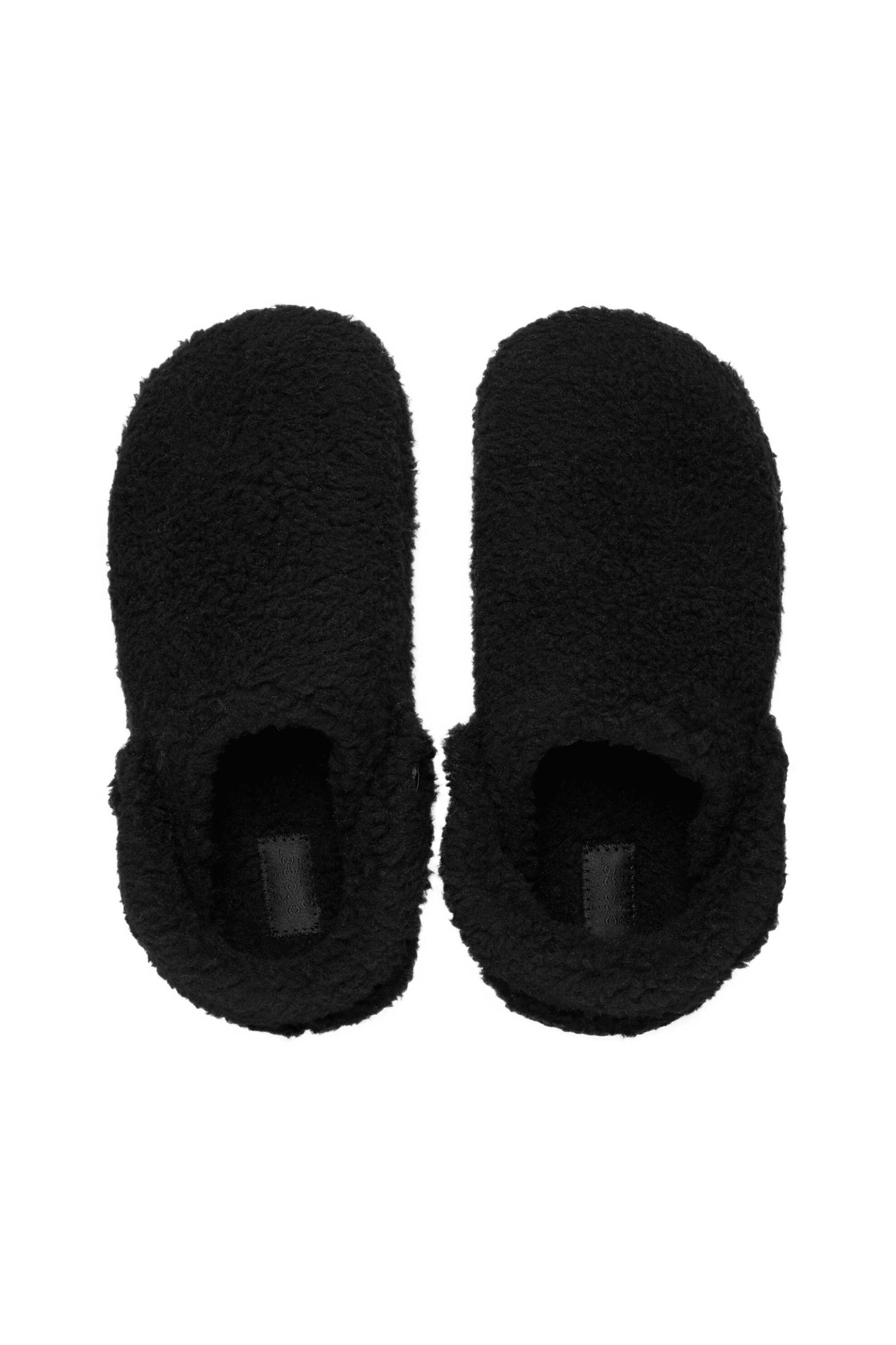 Crocs γυναικείες παντόφλες μπουκλέ "Classic Cozzzy" - E66073 Μαύρο