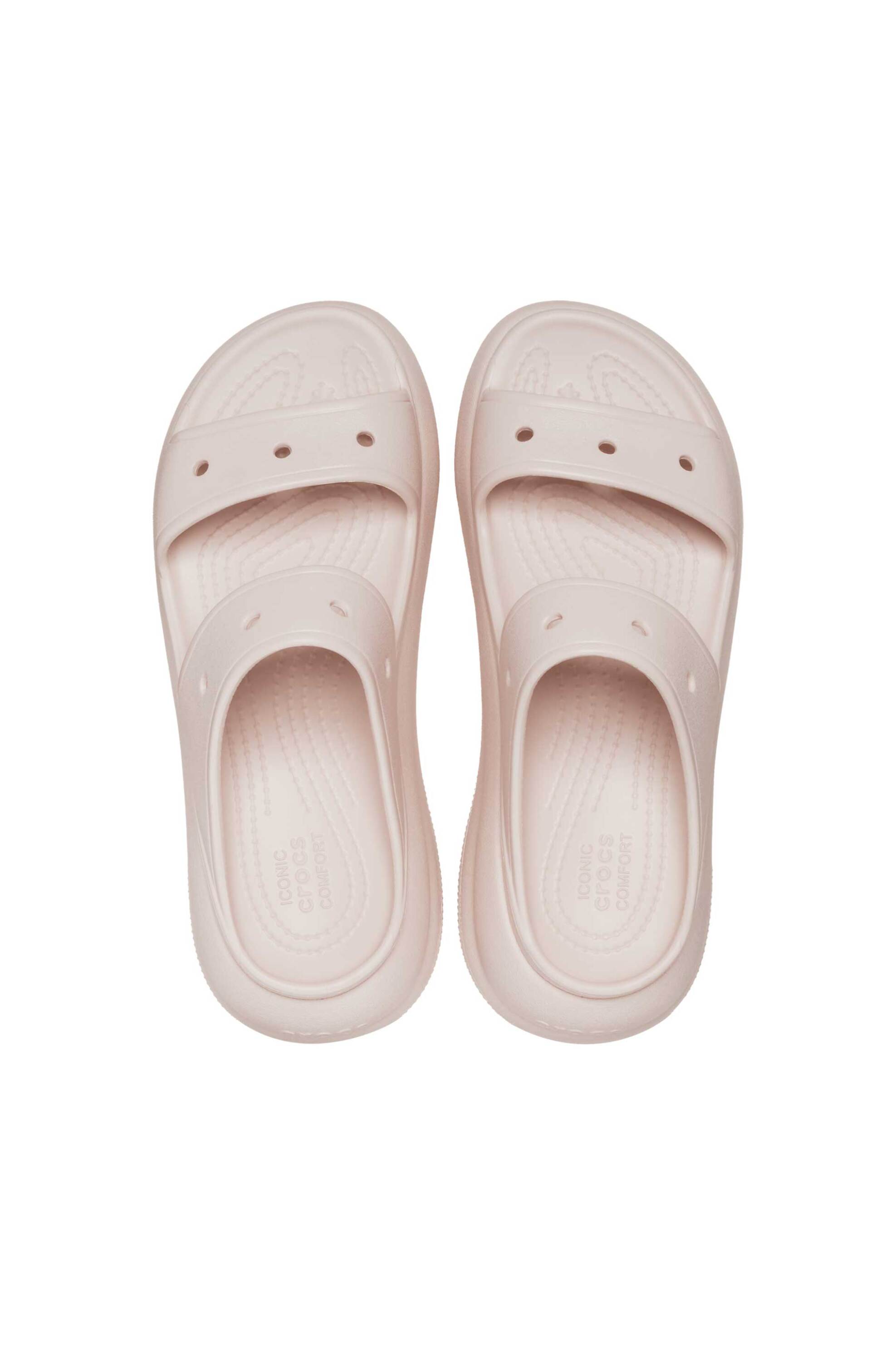 CROCS Crocs γυναικεία σανδάλια μονόχρωμα "Crush Sandal" - E69004 Ροζ