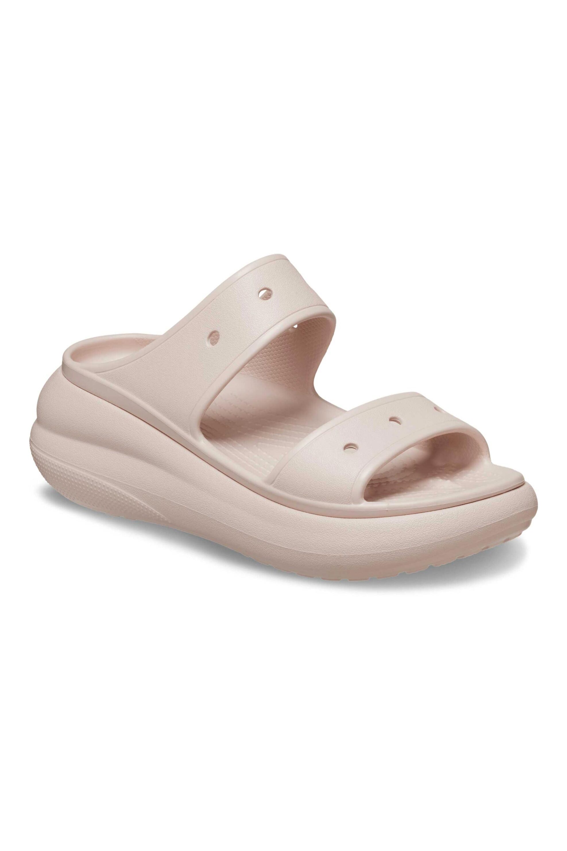 Crocs γυναικεία σανδάλια μονόχρωμα "Crush Sandal" - E69004 Ροζ φωτογραφία