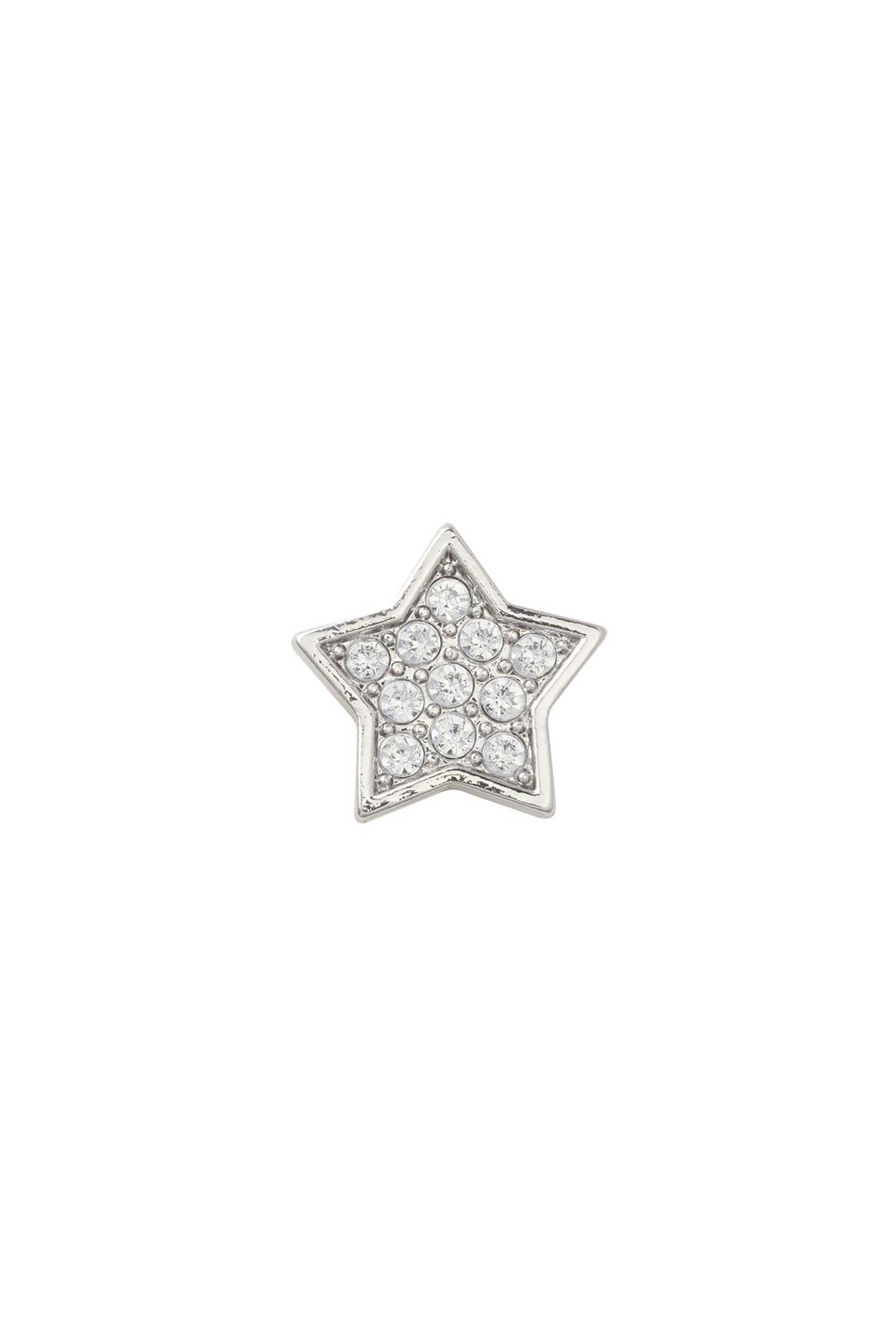 Crocs διακοσμητικά charms Jibbitz™ για clogs "Silver Star" - E79110 Ασημί