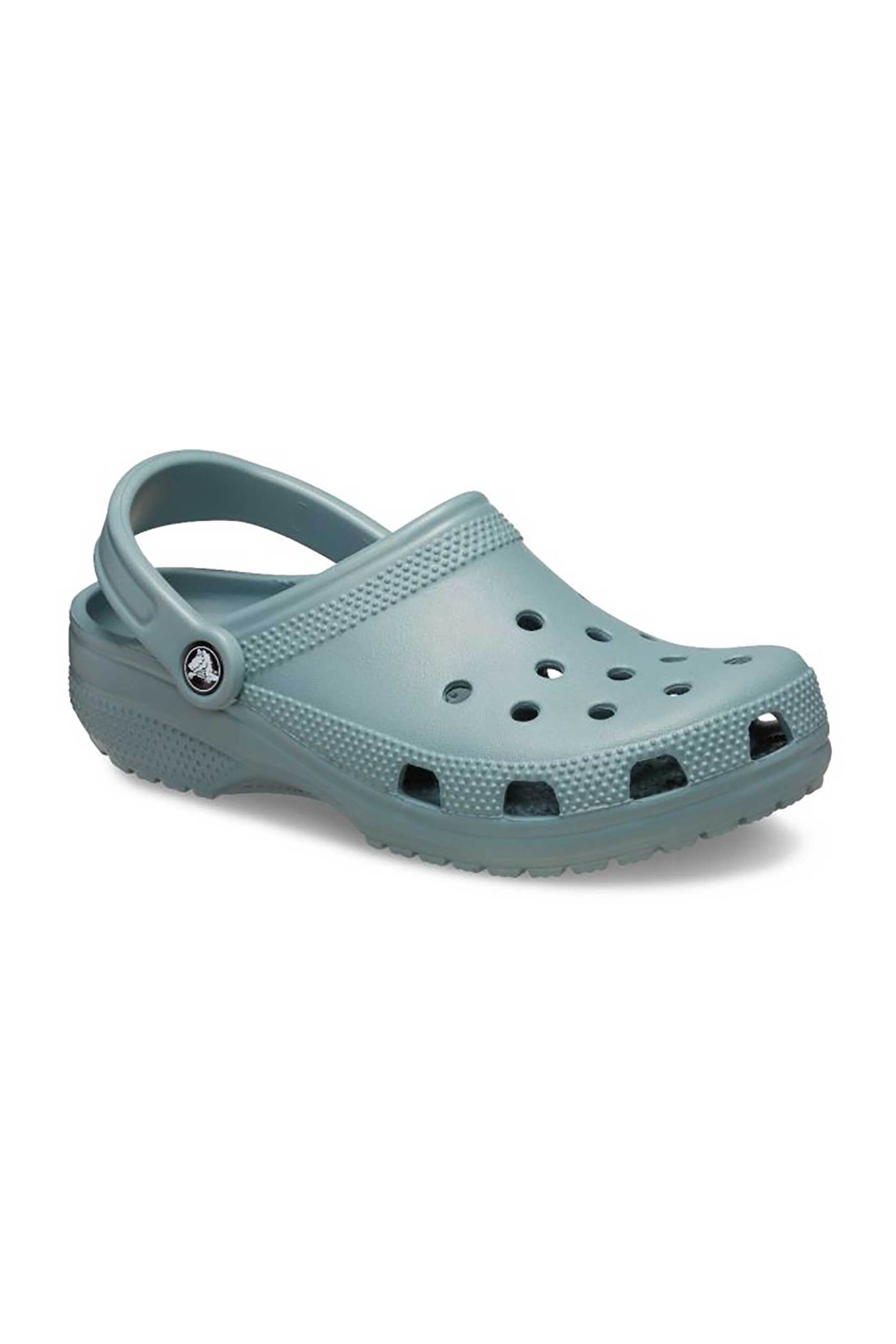 Crocs unisex clogs μονόχρωμα με διάτρητο σχέδιο "Crush" - E79700 Γκρι Γαλάζιο φωτογραφία