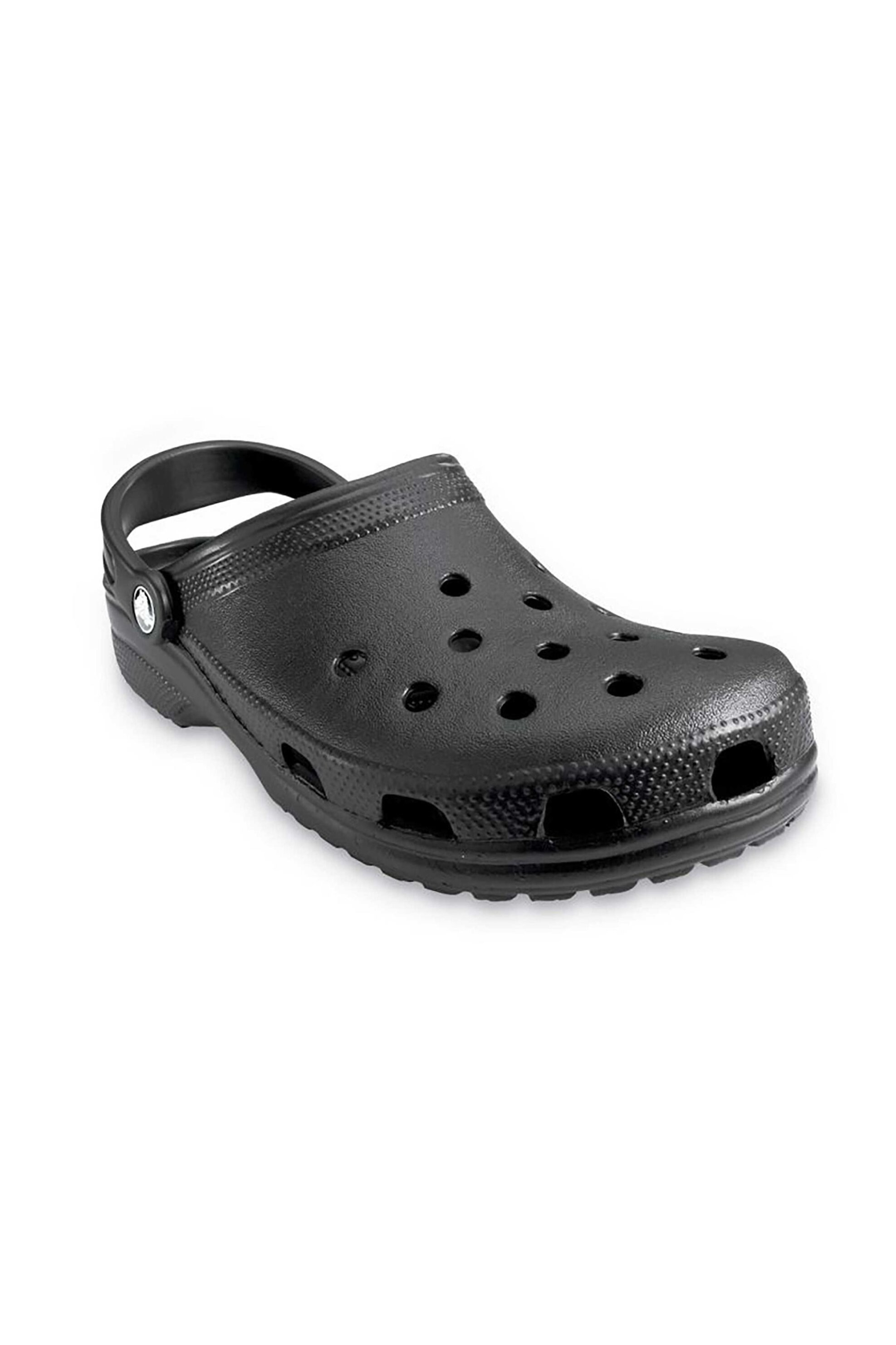 Crocs unisex clogs μονόχρωμα με διάτρητο σχέδιο "Crush" - E79700 Μαύρο φωτογραφία